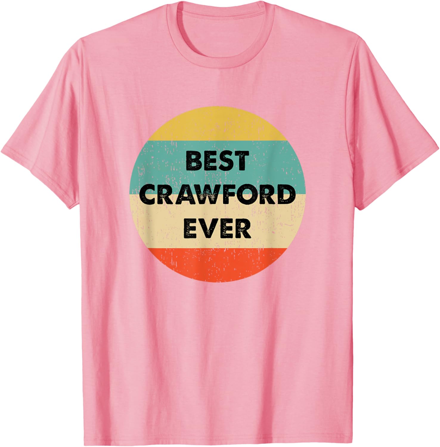 Crawford Personalized T-Shirt for Men and Women - Stylish Name Apparel - 5