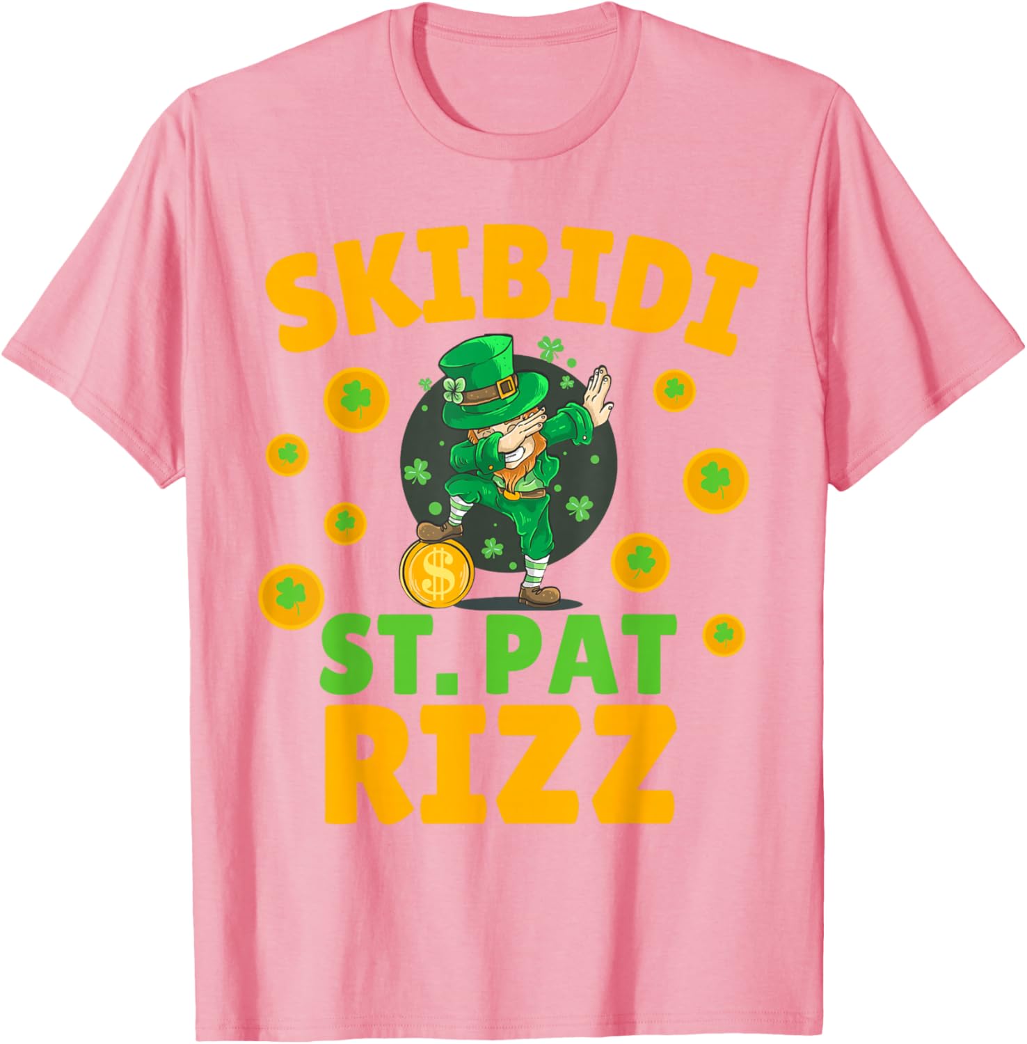 Funny St Patrick's Day Irish Skibidi Rizz T-Shirt for Festive Style - 10