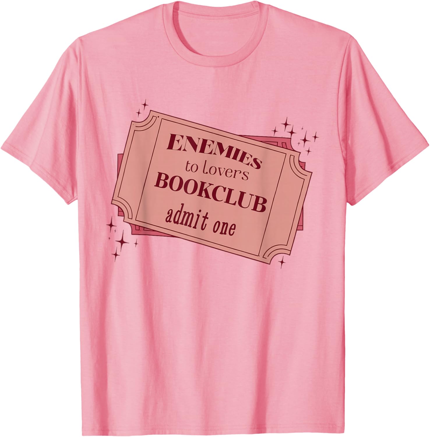Enemies to Lovers Bookclub Romance Reader T-Shirt for Book Lovers - 5