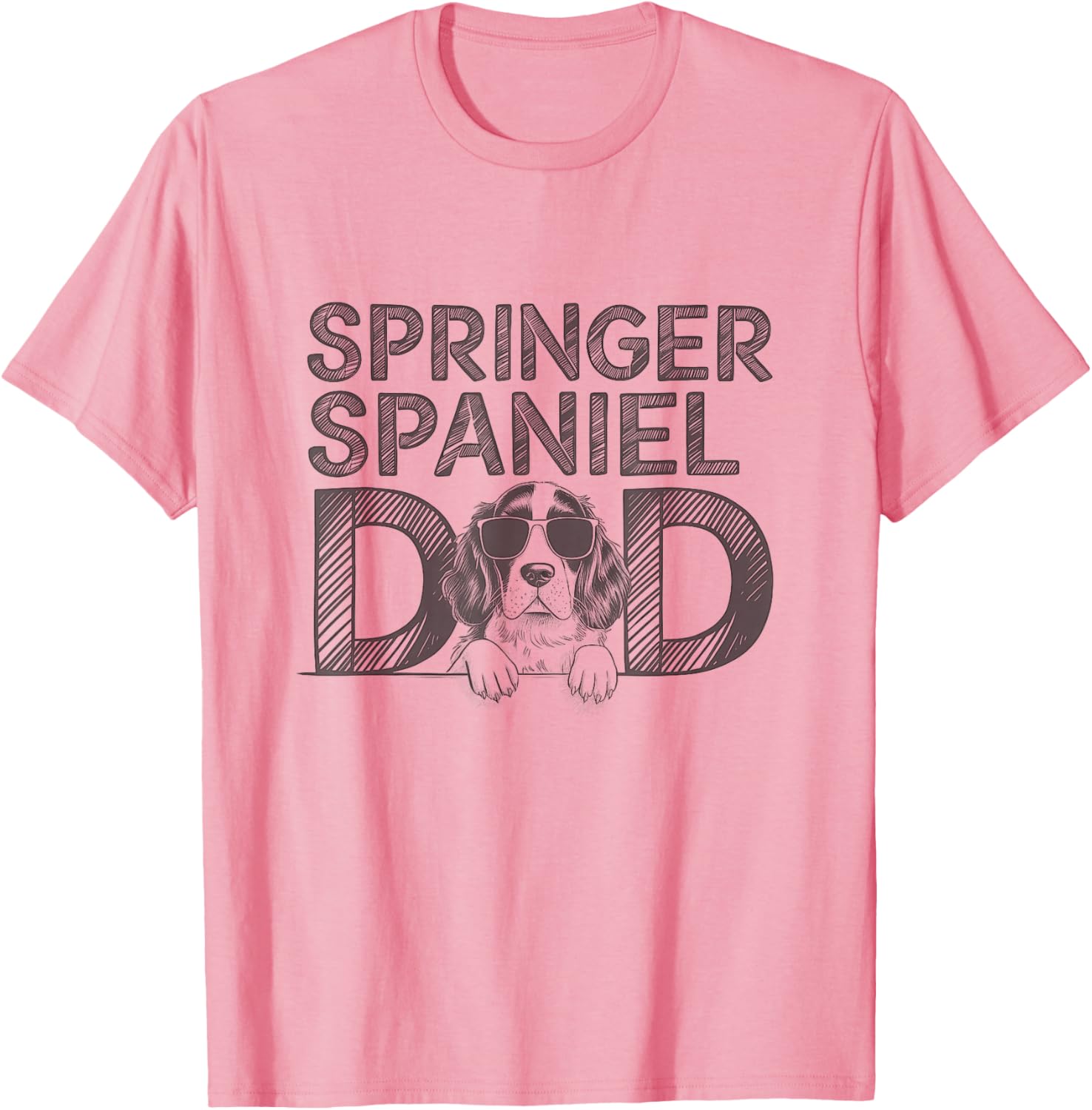 Cute English Springer Spaniel Dad T-Shirt Perfect for Dog Lovers - 2