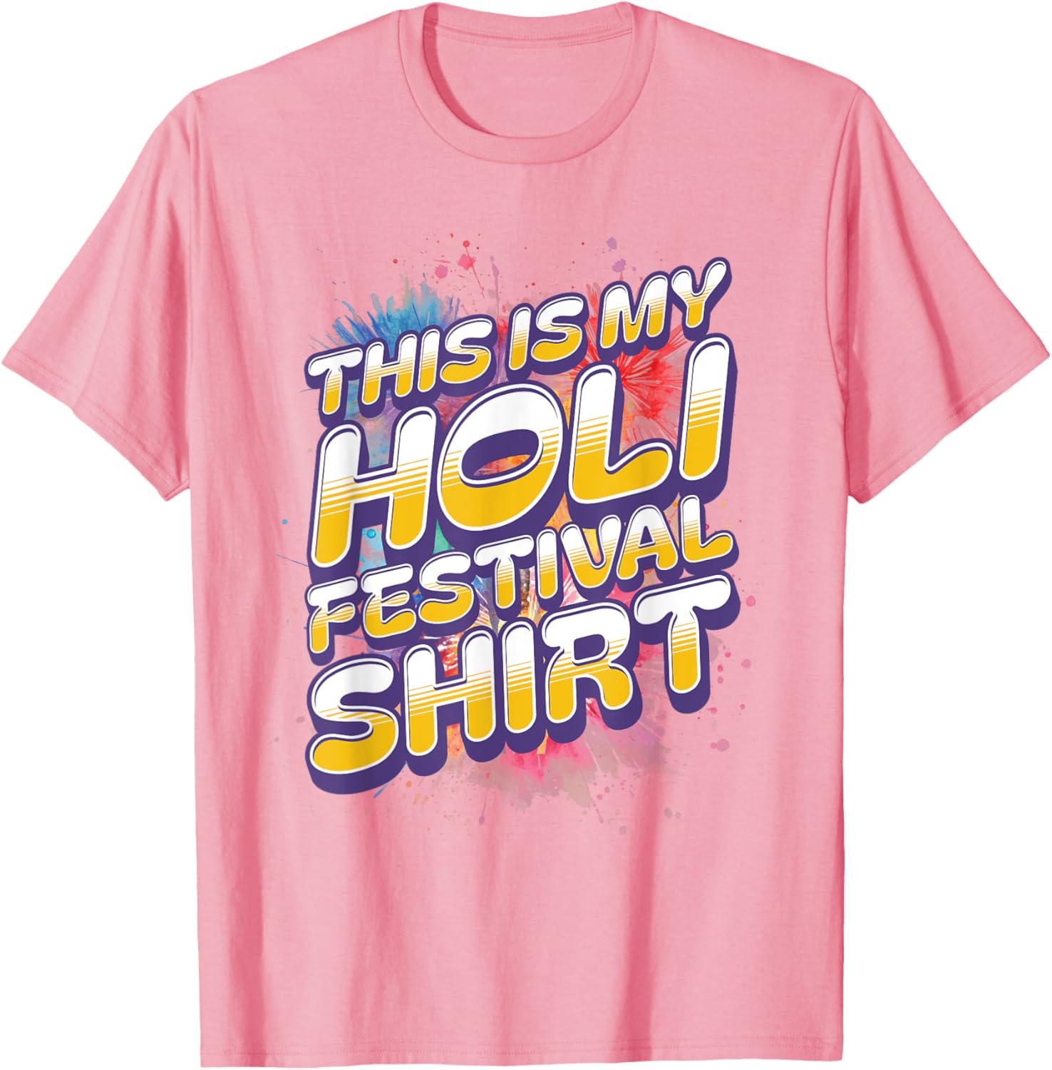 Colorful Holi Festival Shirt for Men and Women - Celebrate in Style - 17