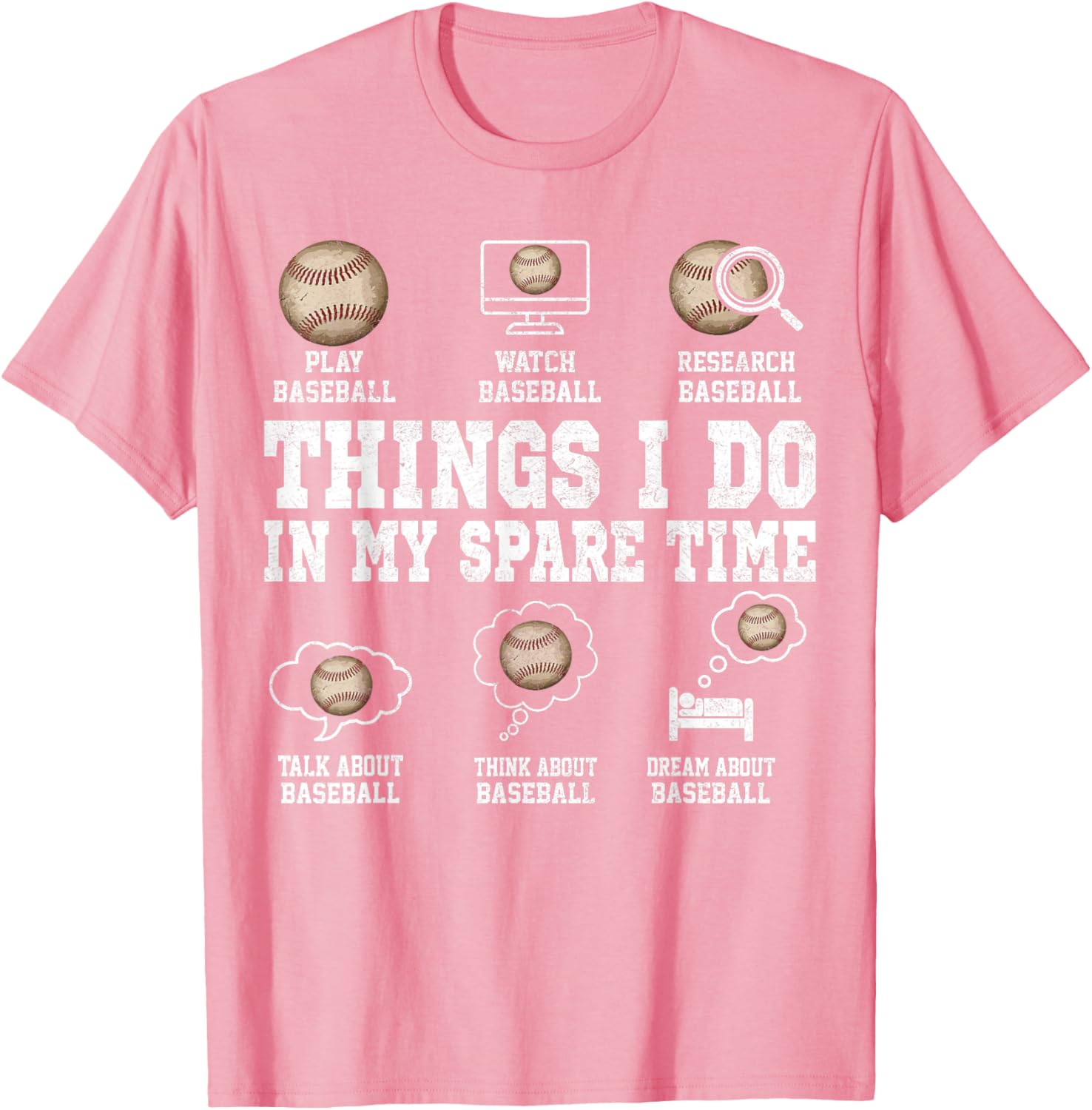 Funny Baseball Player T-Shirt for Fans Perfect for Spare Time Fun - 9
