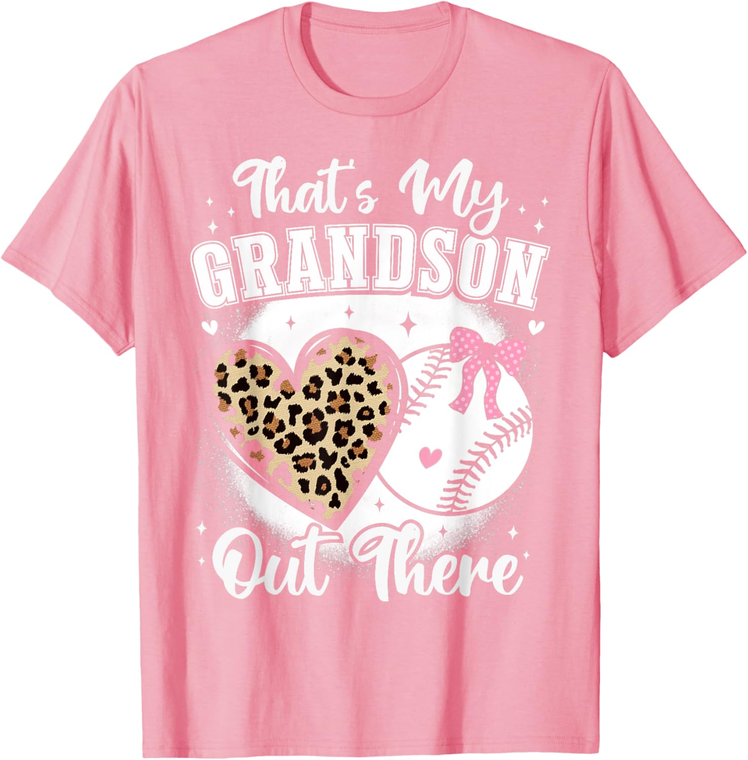 Cheer Grandma Tshirt for Baseball Nana Proud of Her Grandson - 17