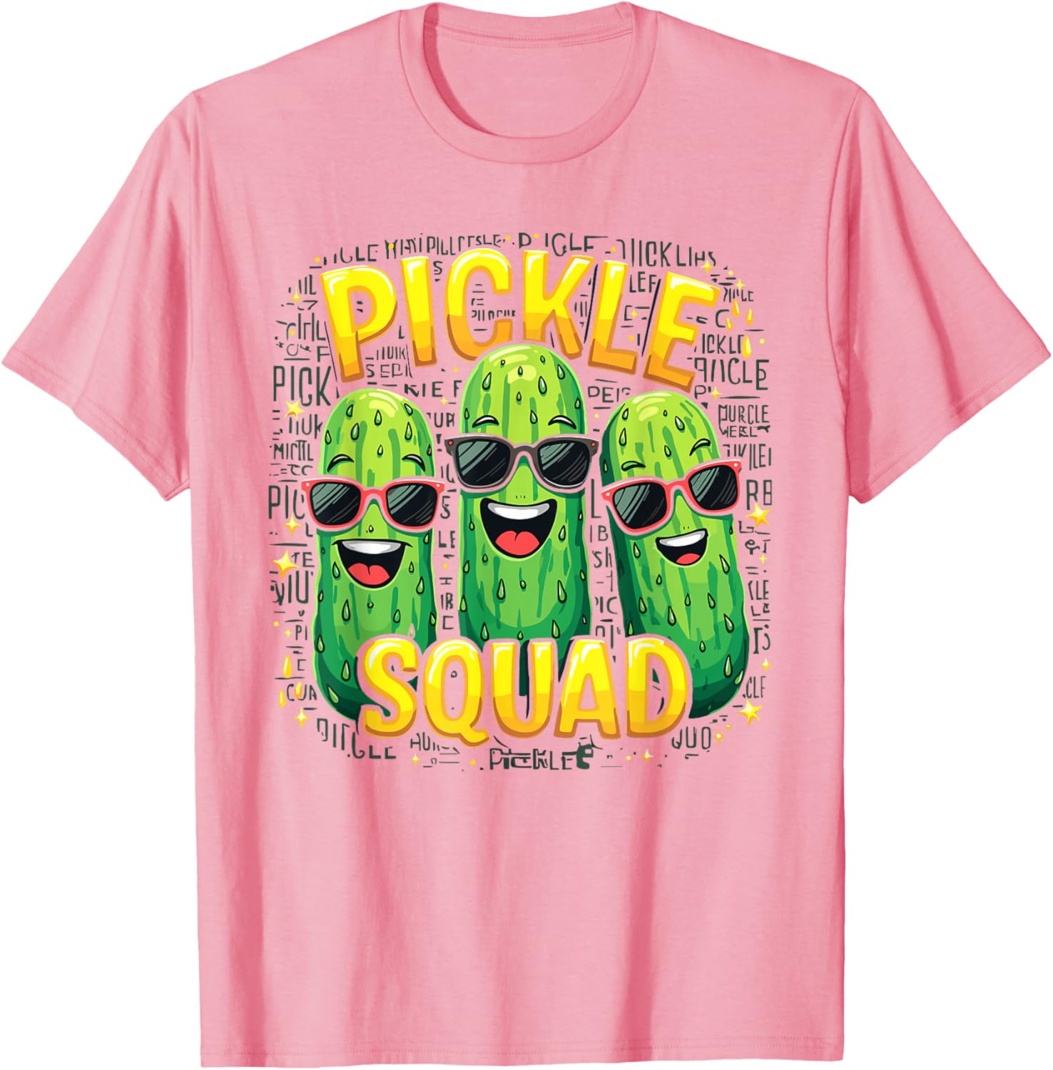 Cute Pickle Squad Shirt Fun Cucumber Jar T-Shirt for Pickle Lovers - 22