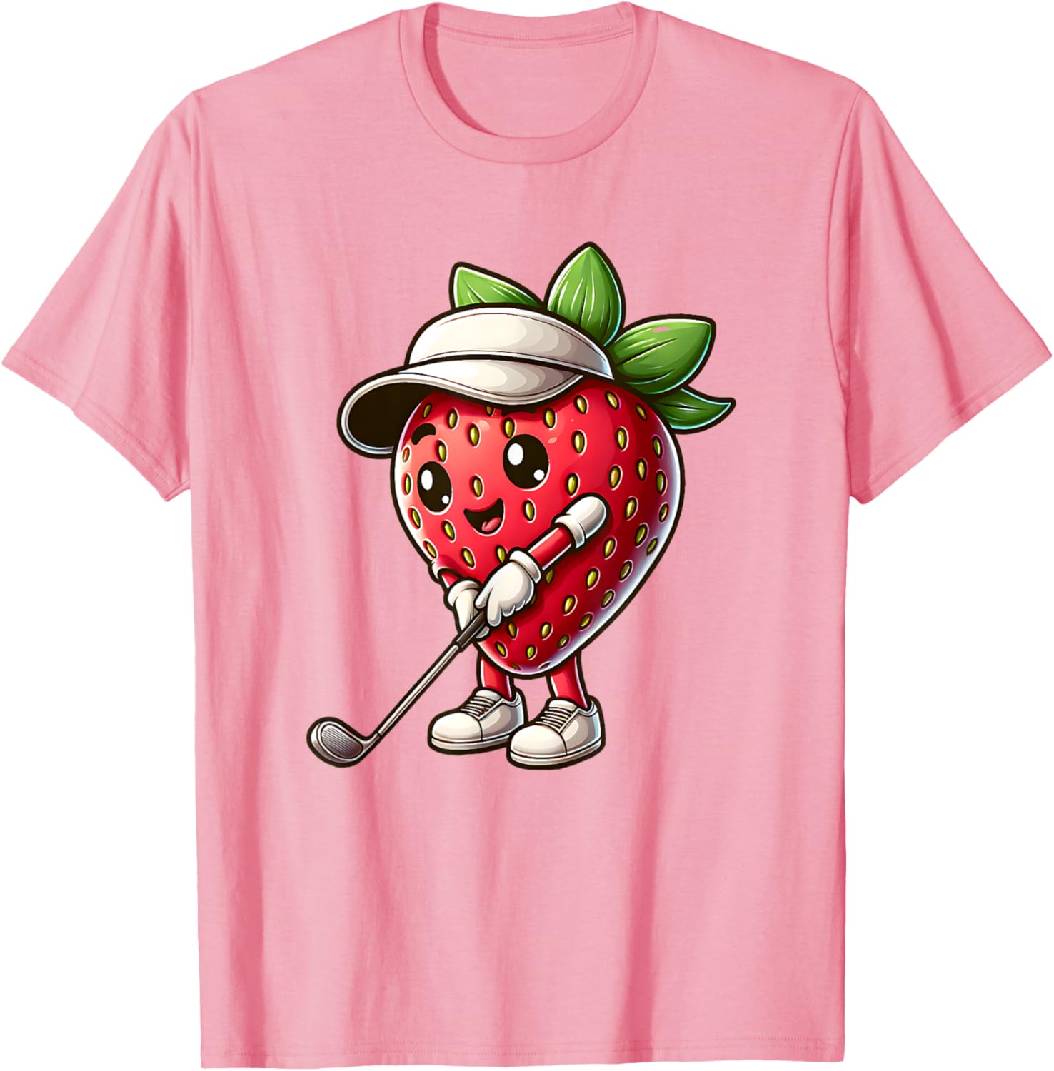Funny Strawberry Golf Buddy T-Shirt for Golf Lovers and Friends - 15