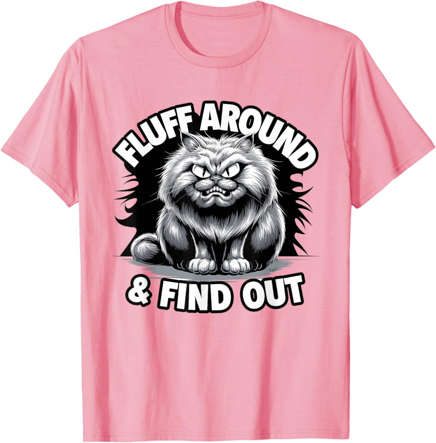 Funny Sarcastic Cat Lady Quote T-Shirt for Pet Lovers and Cat Moms - 8