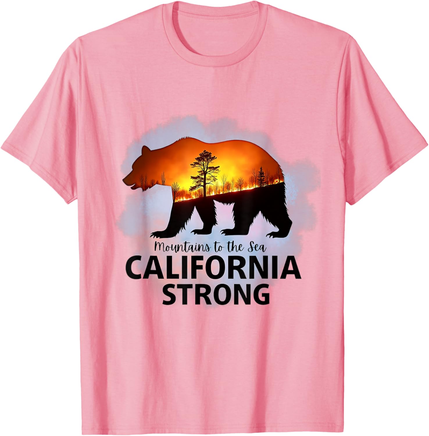 California Strong Bear T-Shirt for Nature Lovers and Adventurers - 6