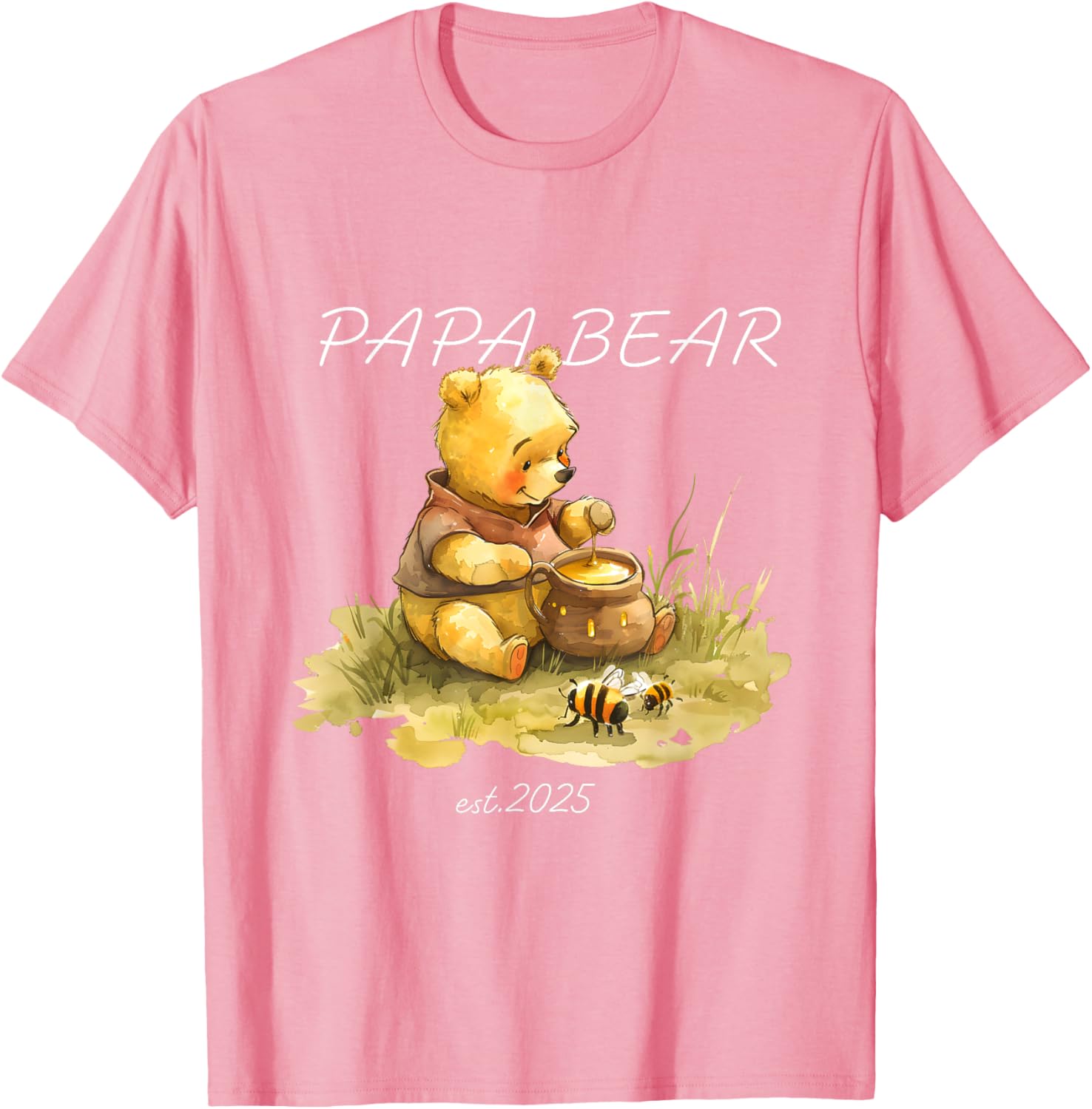 Cute Papa Bear Honey T-Shirt for Dads β Stylish and Comfy Men's Tee - 6