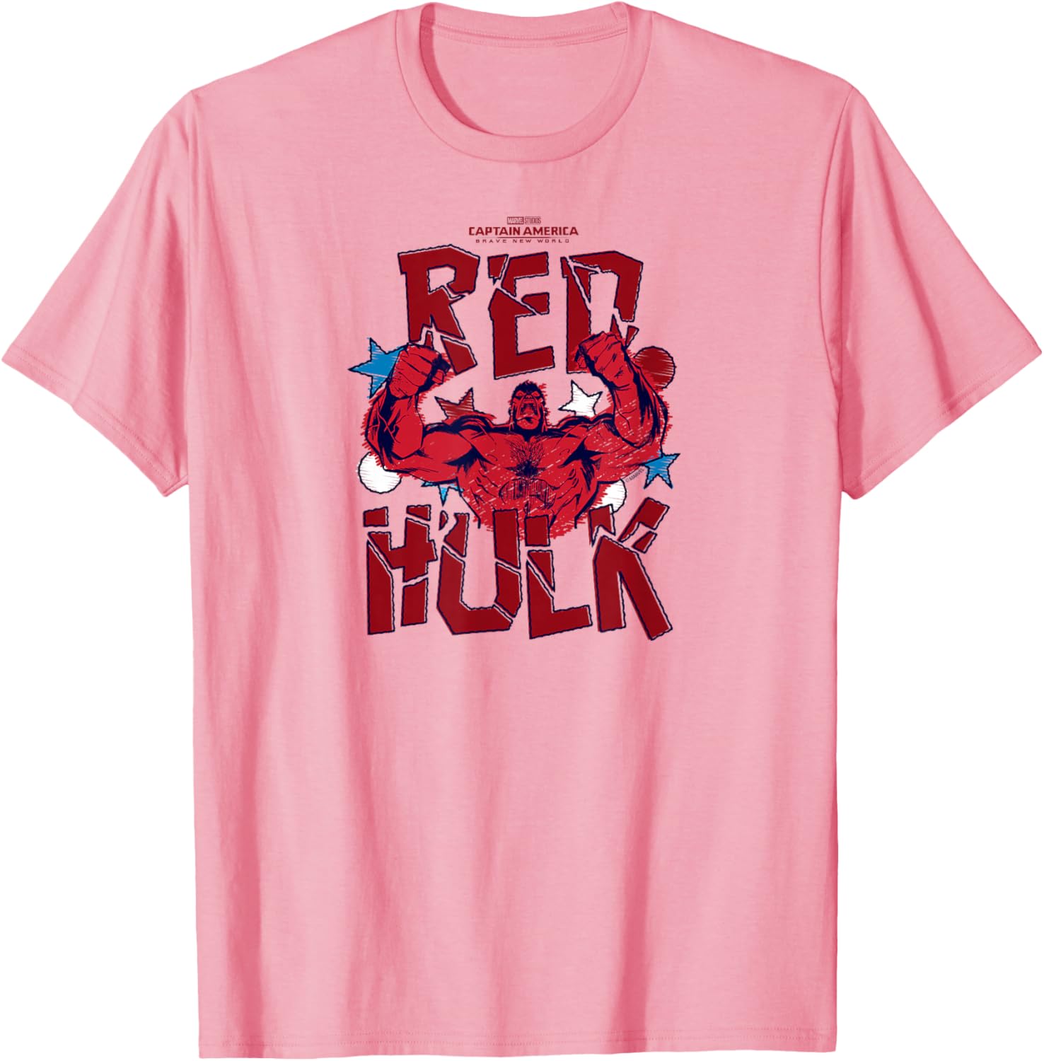 Captain America Brave New World Red Hulk Scribble T-Shirt for Fans - 9
