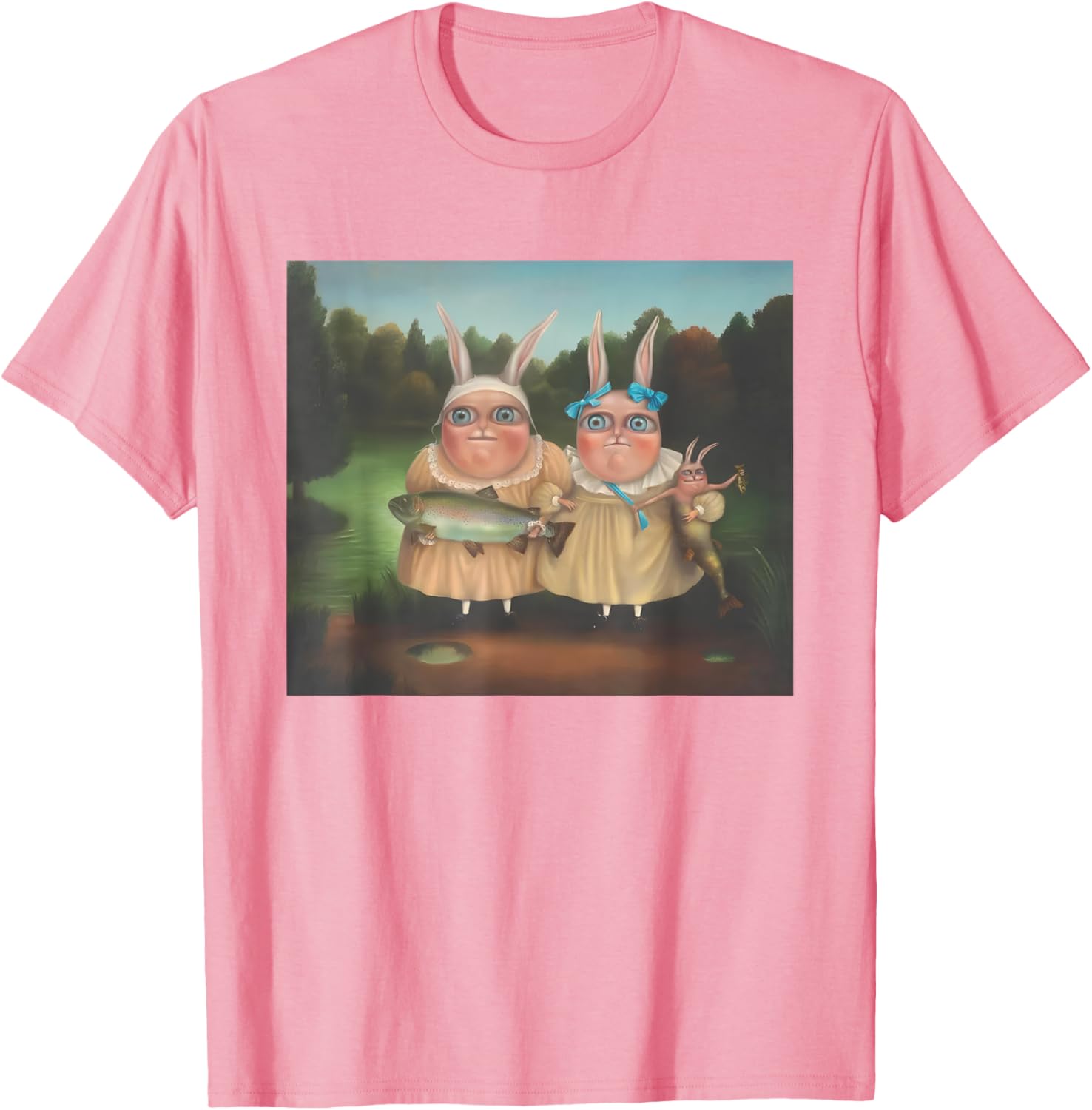 Cute Easter Bunny T-Shirt for Rabbit Lovers by Irena Aizen - 20