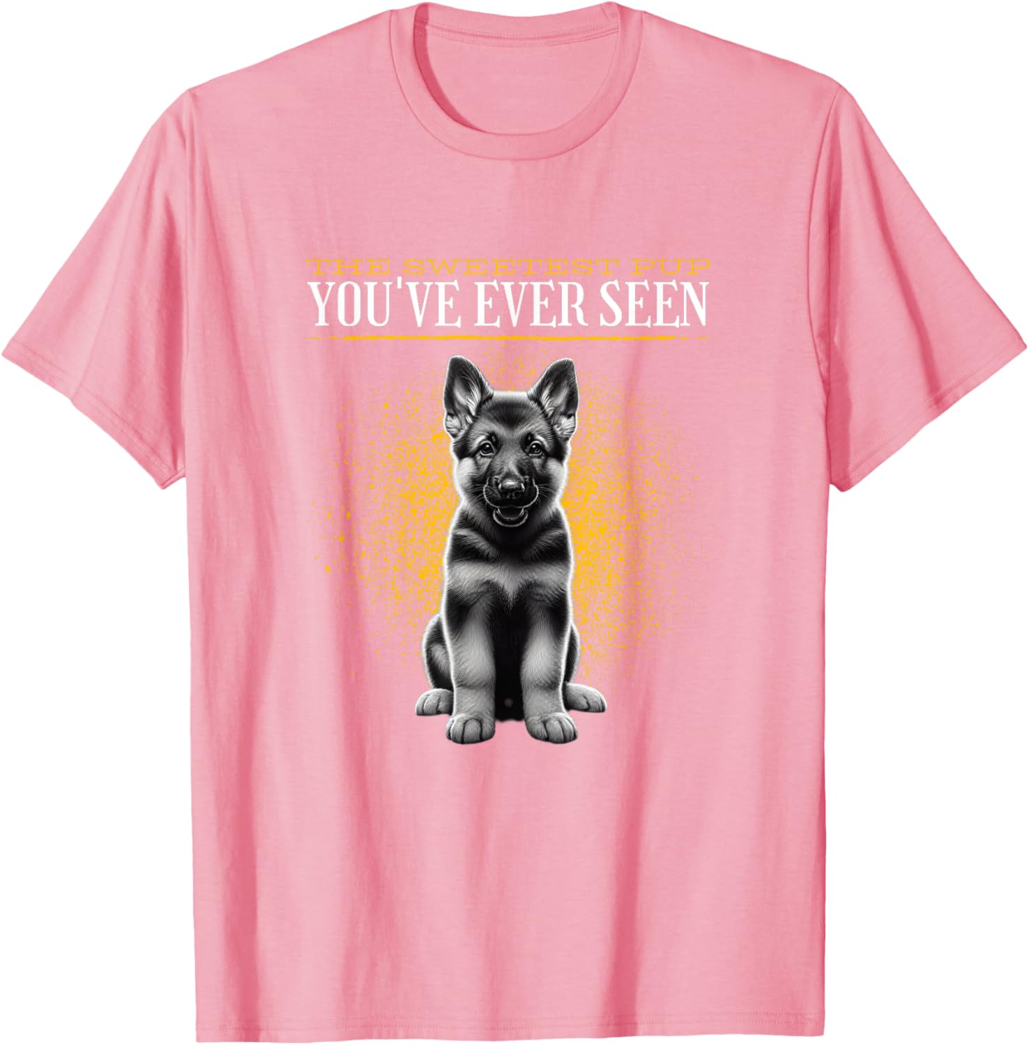 Cute German Shepherd Puppy T-Shirt for Dog Lovers and Pet Owners - 4