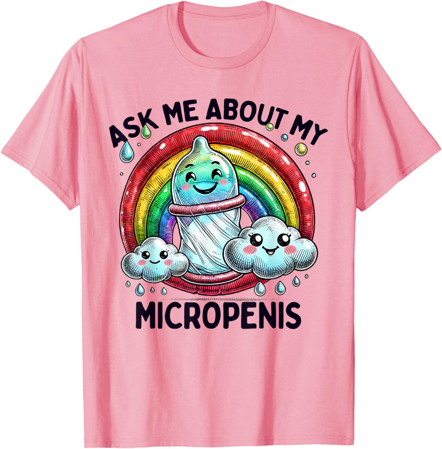 Funny Micropenis T-Shirt for Adults - Humorous Inappropriate Humor Shirt - 1