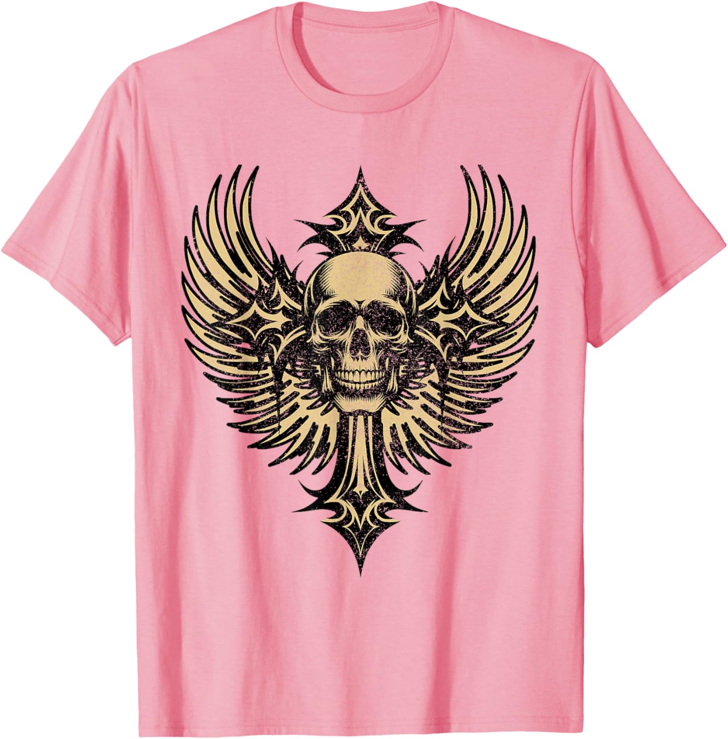 Grunge Skull Cross Gothic Aesthetic T-Shirt for Stylish Individuals - 12