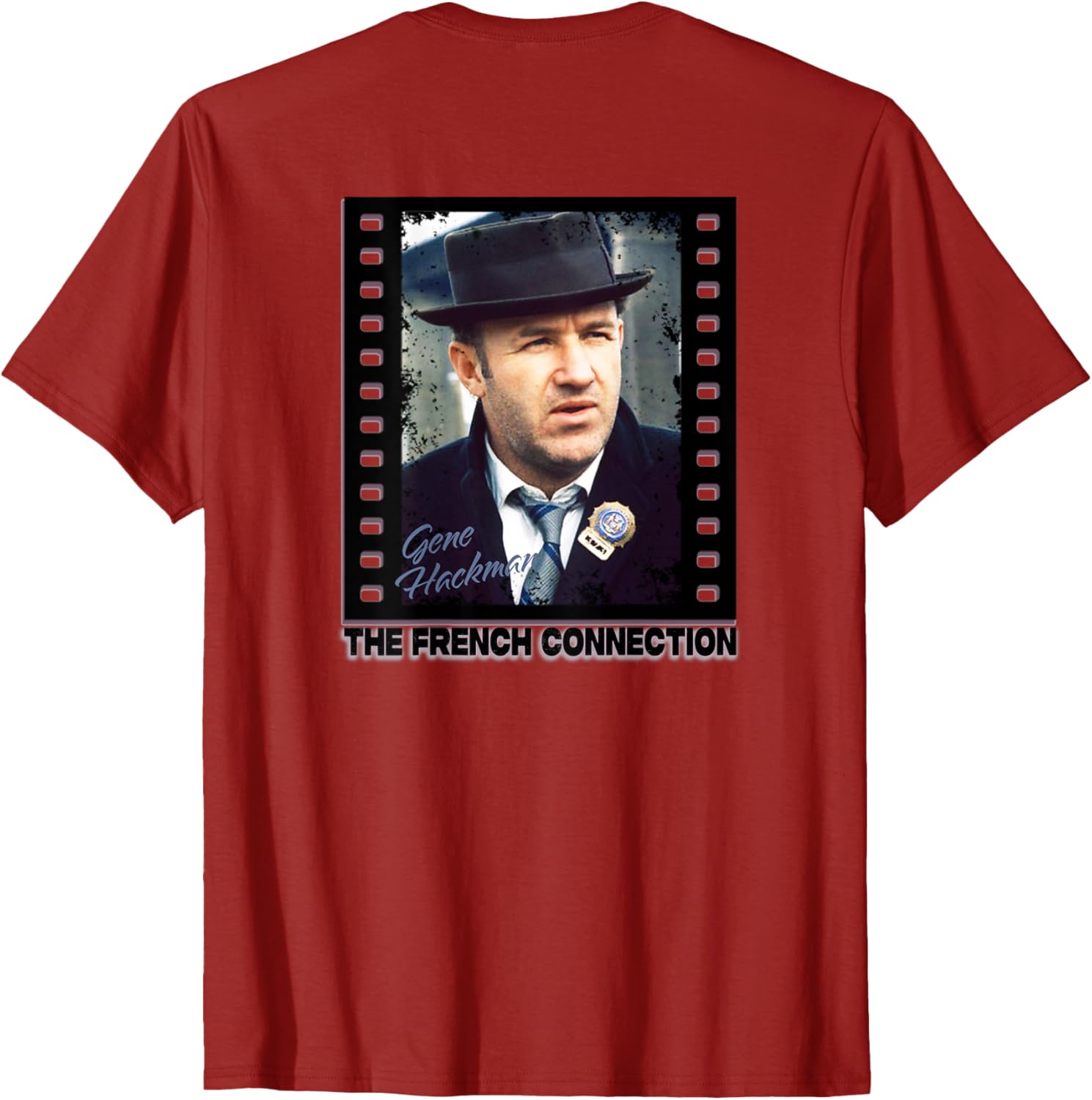 Gene Hackman Back Printed T-Shirt for Cool Casual Style and Comfort - 11