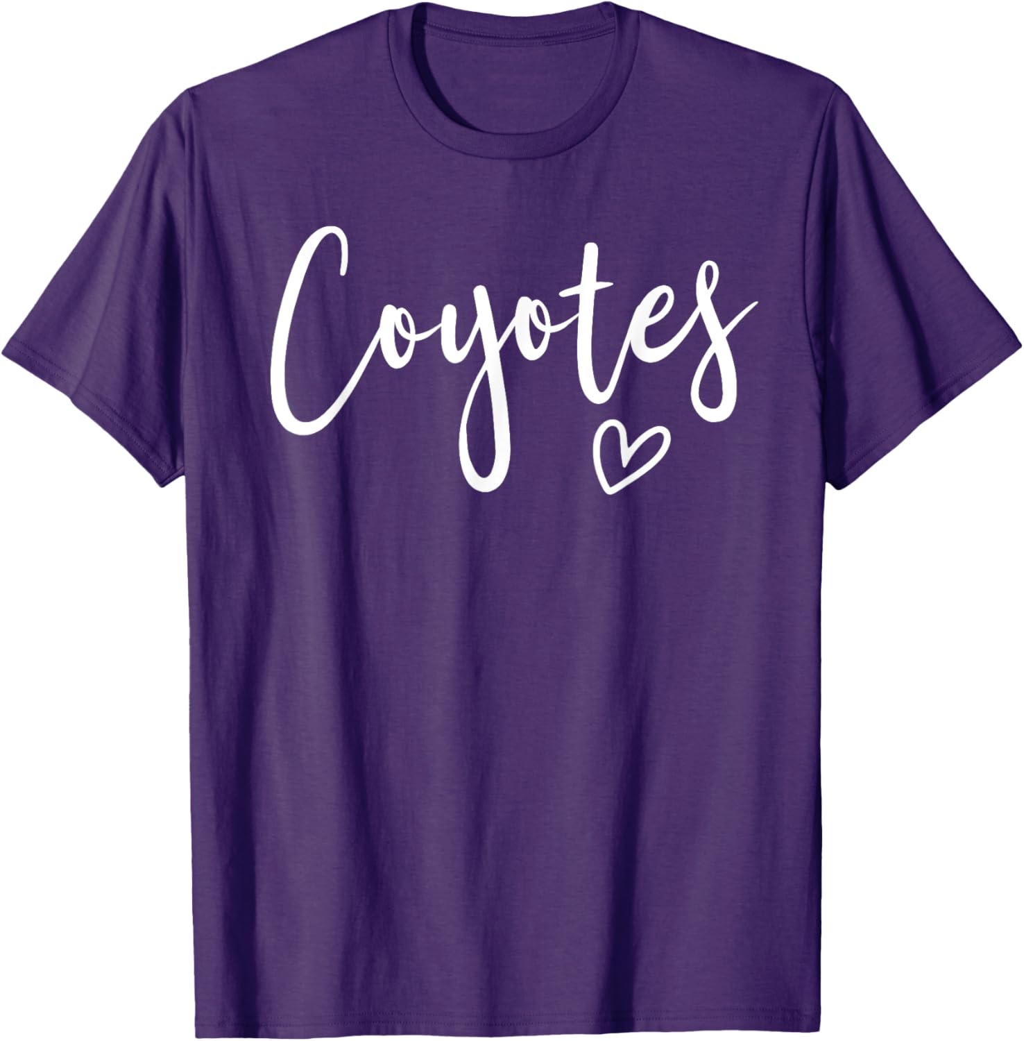 Coyotes High School Mascot Women's T-Shirt Stylish Team Apparel - 1