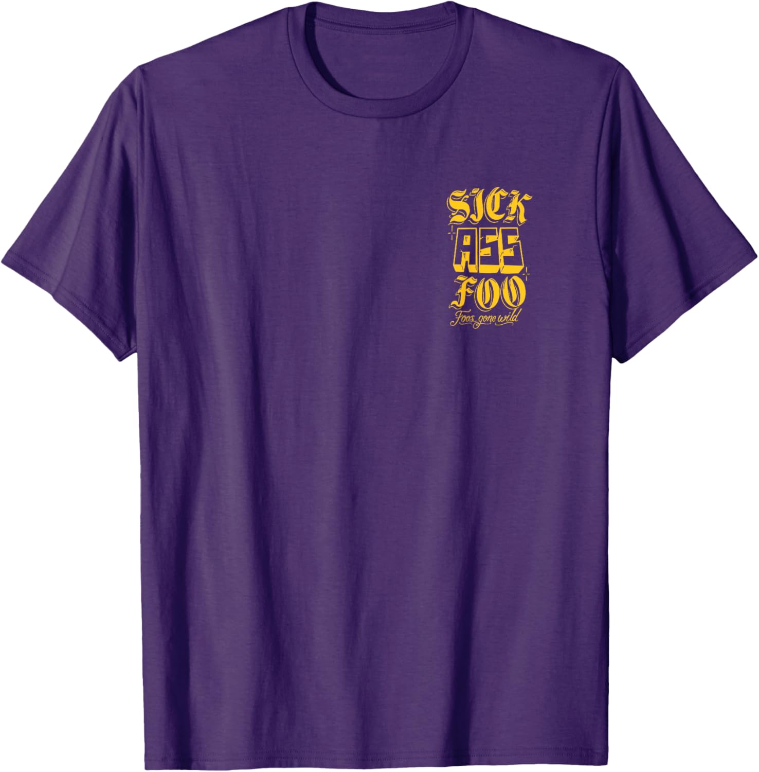 Foos Gone Wild Purple T-Shirt for Fun-Loving Fans – Stylish & Comfortable - 1