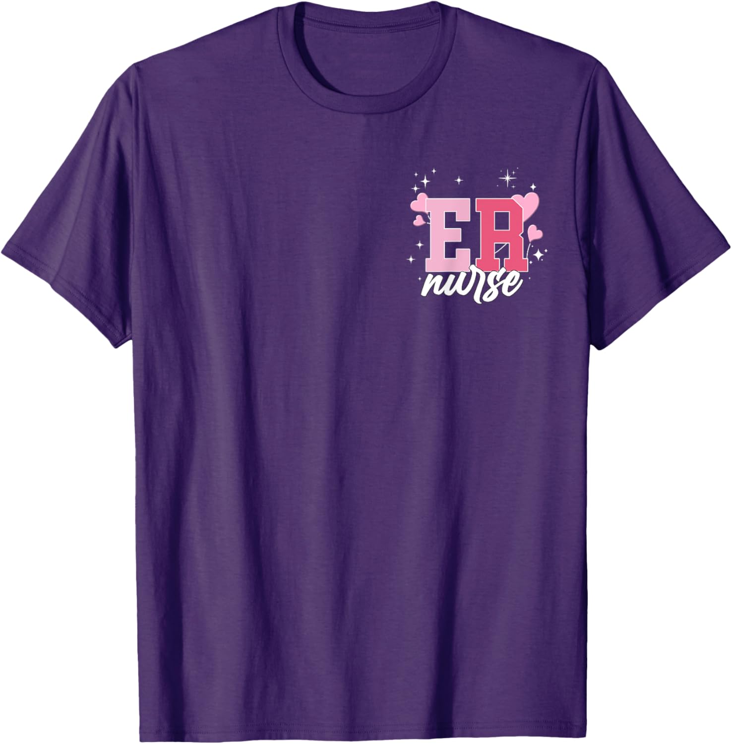 Emergency Department Valentine T-Shirt for ER Nurses - Cute & Fun Design - 14