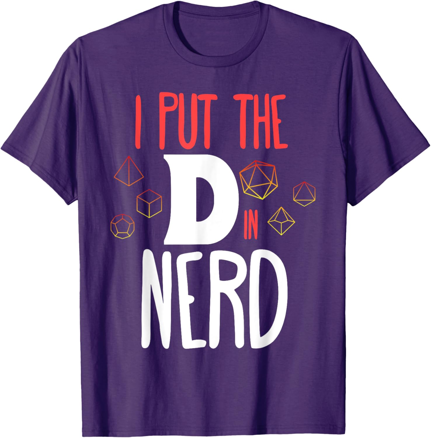 Fun I Put The D In Nerdd Matching Couple Role Playing T-Shirt - 7