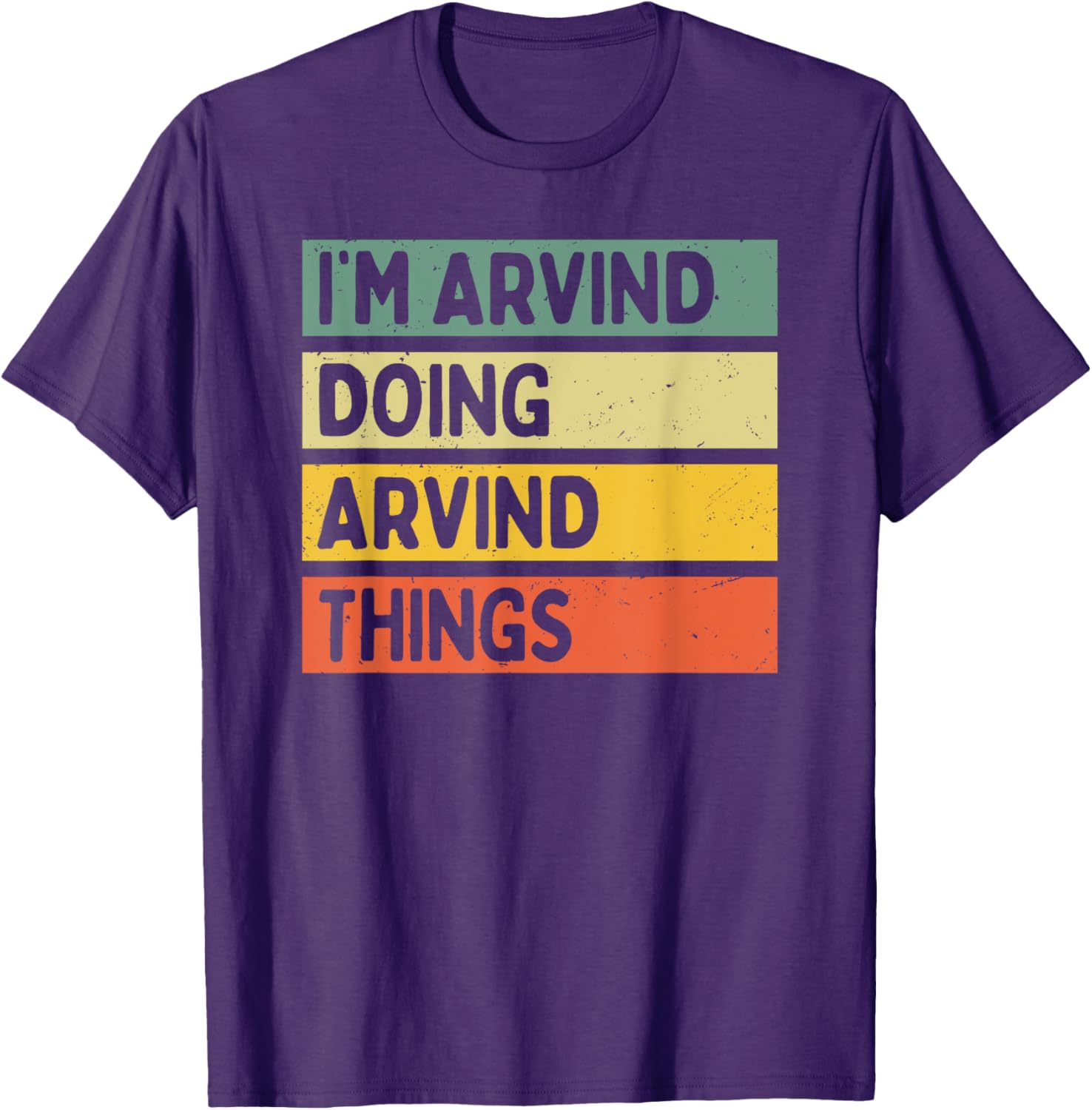 Funny Personalized I'm Arvind Doing Arvind Things T-Shirt for Men and Women - 9