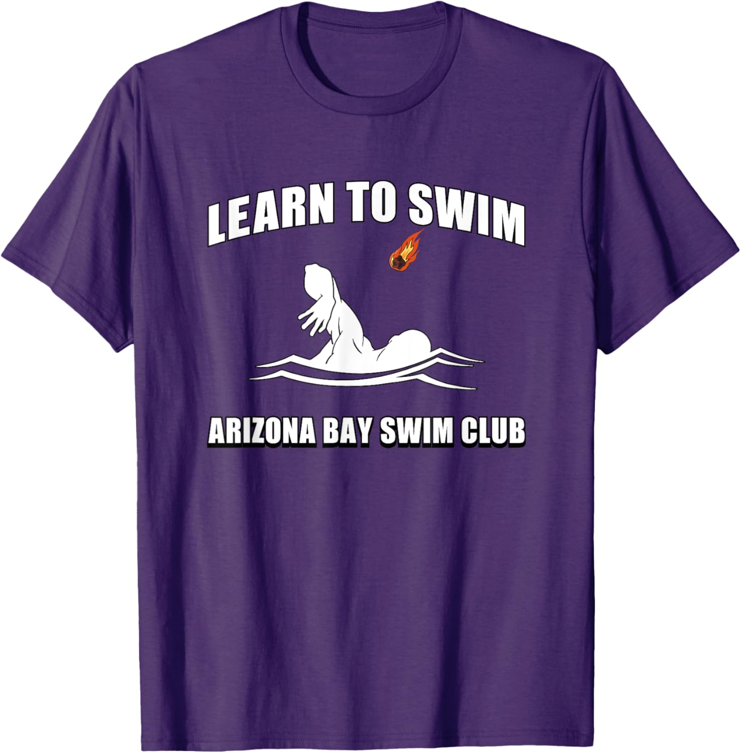 Funny Learn To Swim T-Shirt for Arizona Bay Swim Club Fans - 23