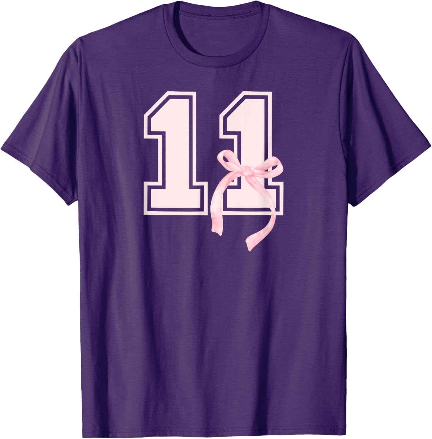 Coquette Bow T-Shirt for 11th Birthday Girls β Fun & Stylish Gift! - 11