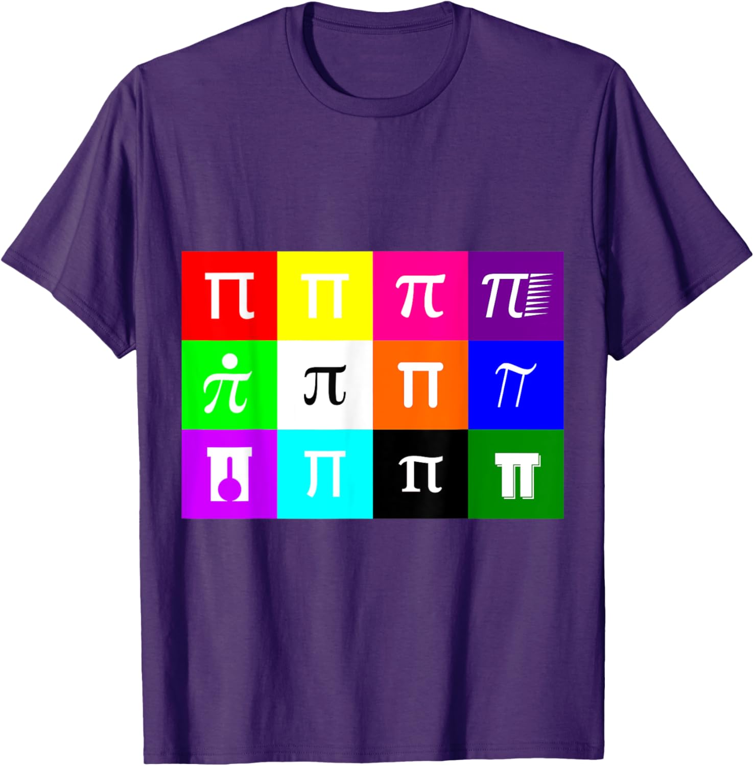 Colorblock Happy Pi Day T-Shirt for Math Geometry Nerds and Geeks - 14