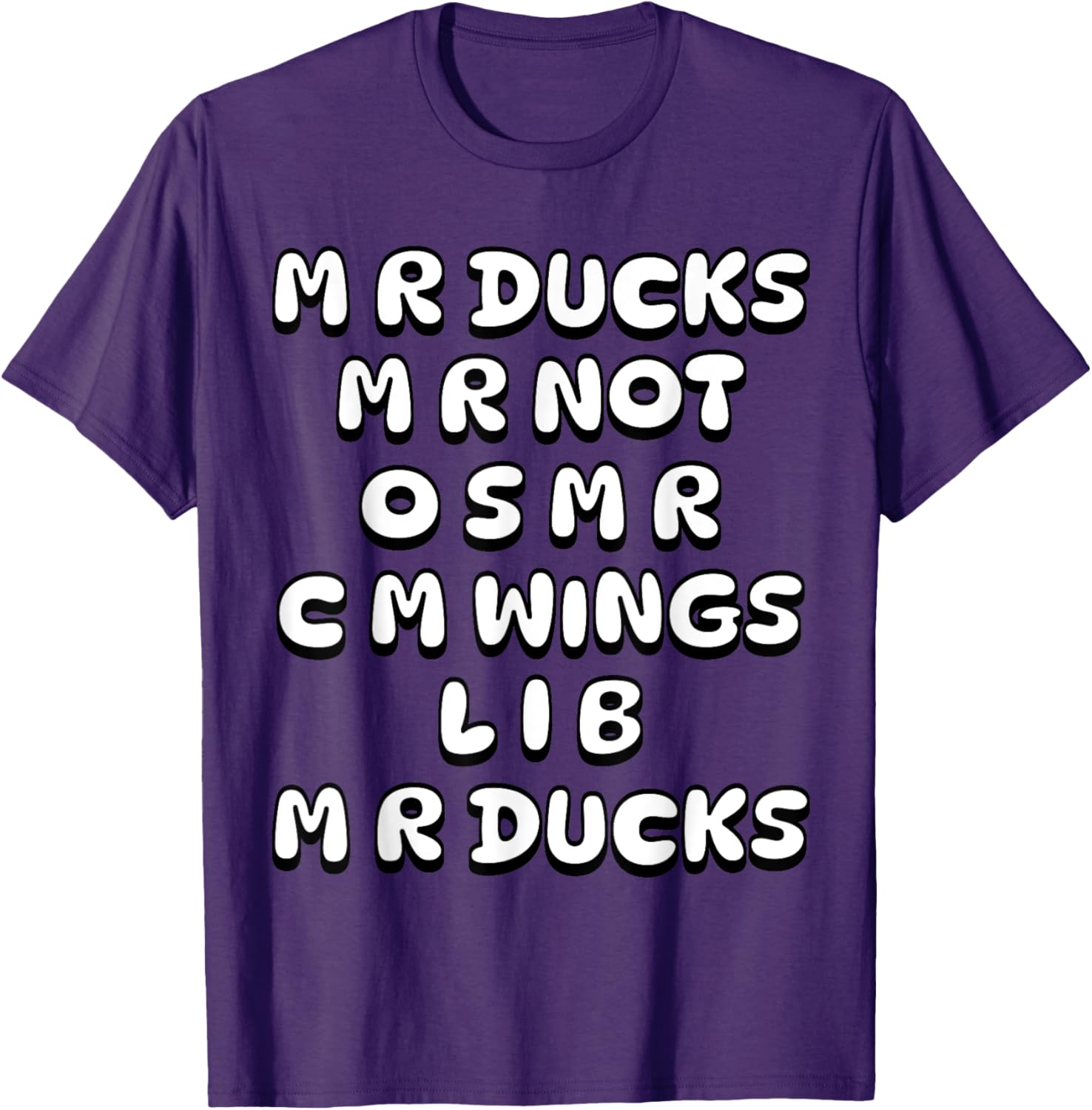 Funny M R Ducks Lover T-Shirt with Wings for Fun Casual Wear - 24