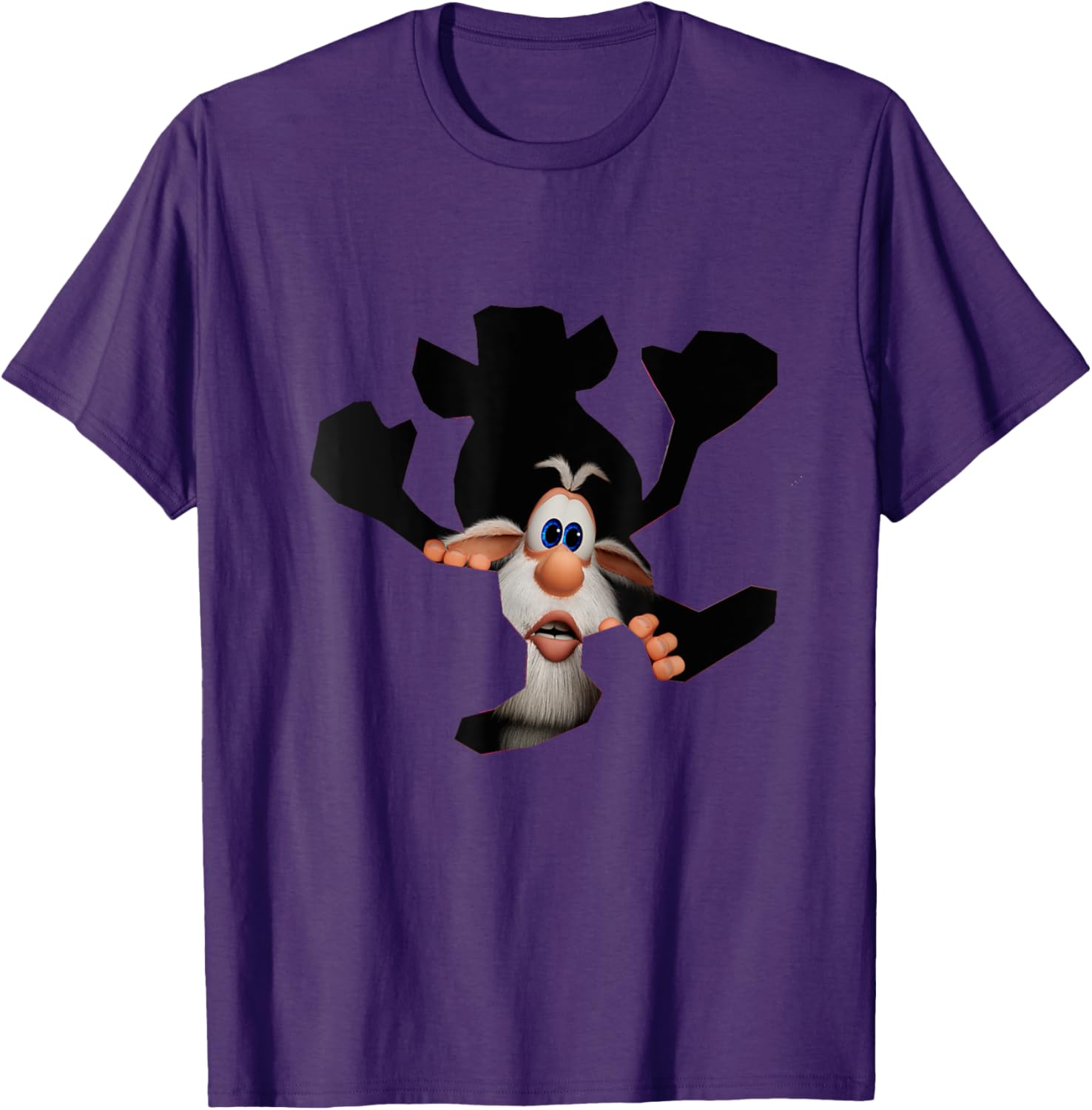 Cool Wall Hole Booba T-Shirt for Unique Casual Style and Comfort - 26