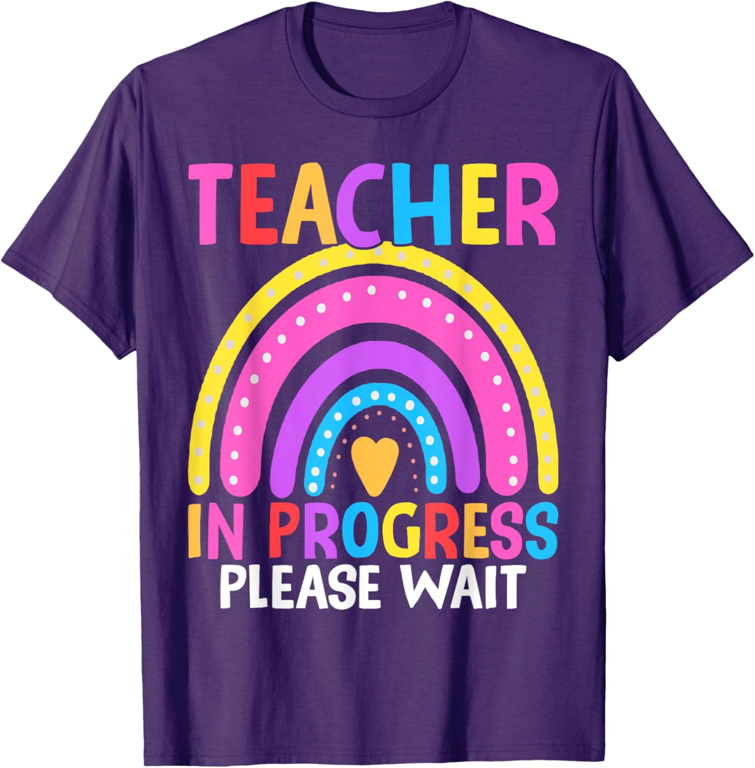 Funny Teacher in Progress T-Shirt for Future Educators - Cute Gift Idea - 6