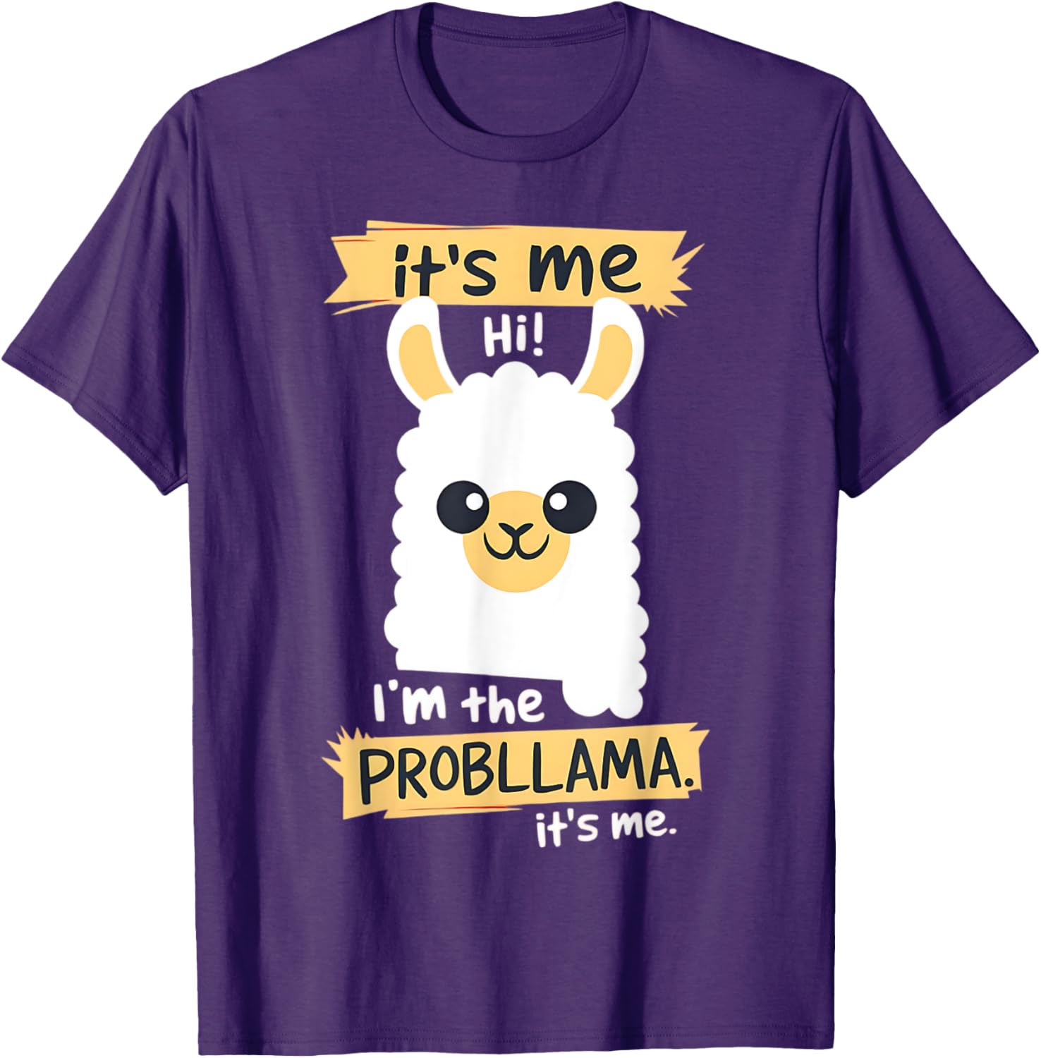 Funny Probllama Llama Pun T-Shirt for Animal Lovers and Humor Fans - 7