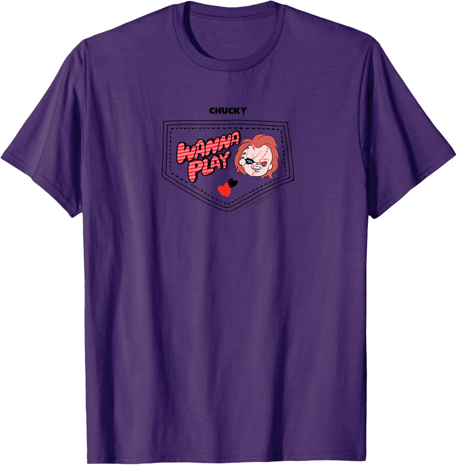 Chucky Wanna Play Faux Pocket T-Shirt for Trendy Kids' Fashion - 25