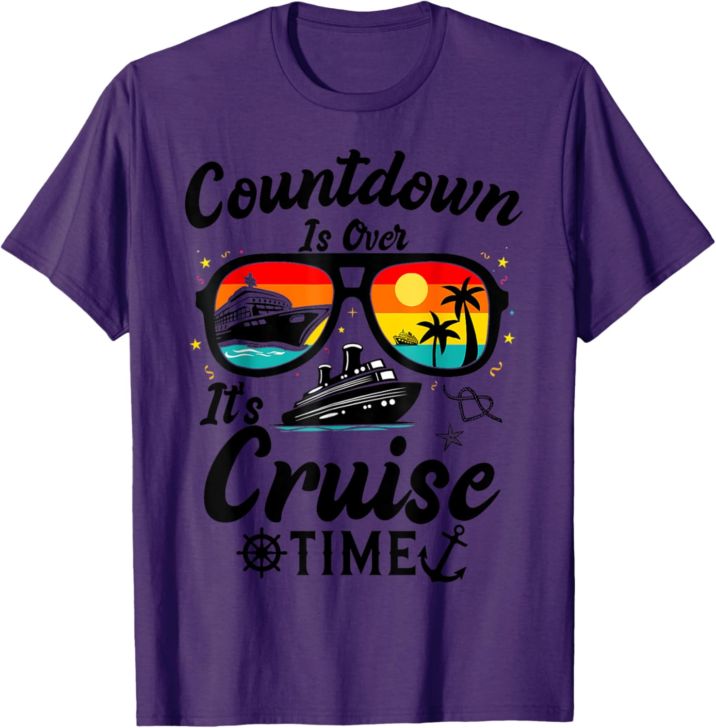 Cruise Time Countdown T-Shirt for Men and Women - Fun Vacation Apparel - 2