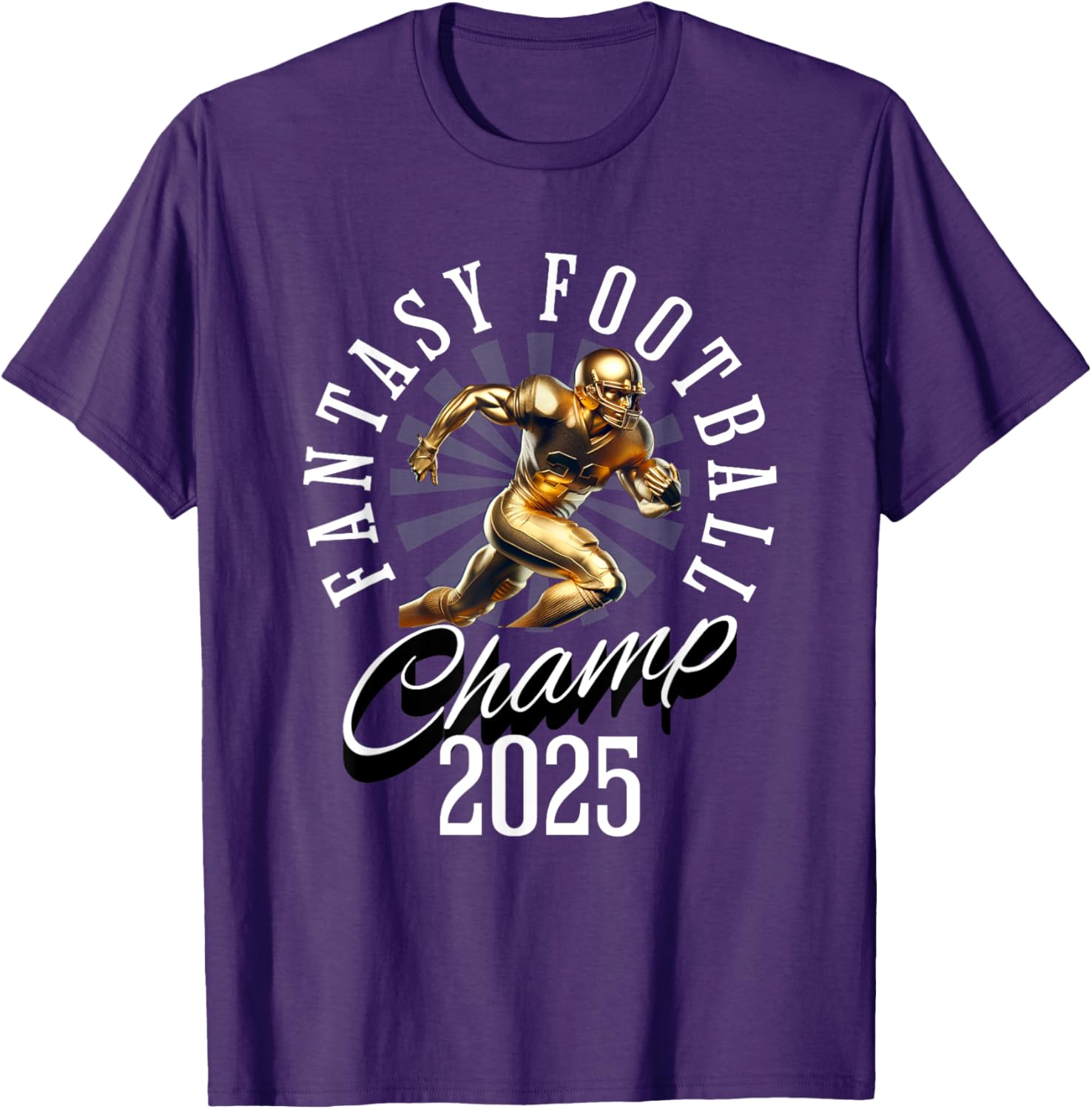 Fantasy Football 2025 Champion T-Shirt for Ultimate FFL Fans - 16