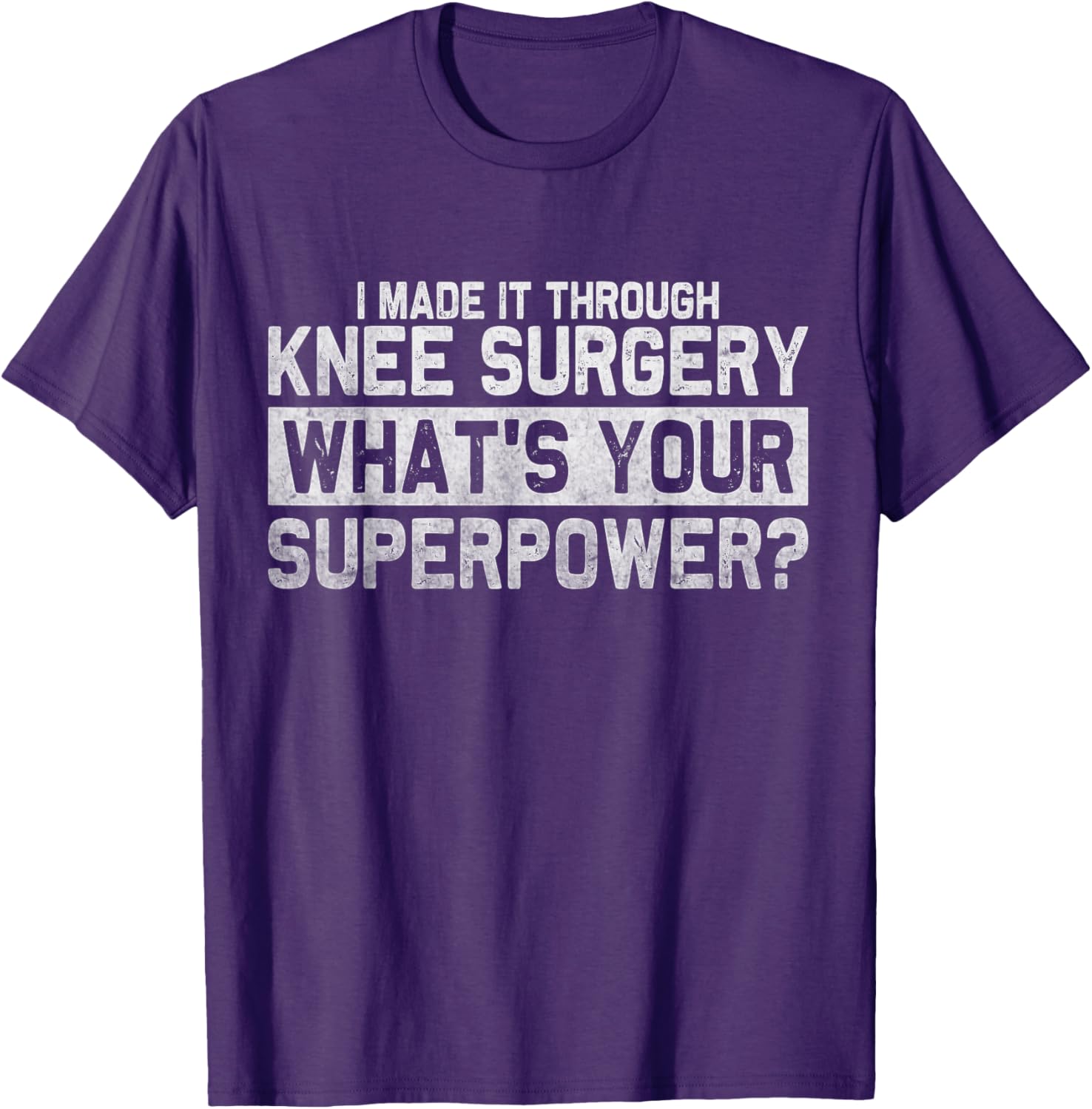 Funny Knee Replacement Recovery T-Shirt for Broken Knee Surgery Recovery - 11
