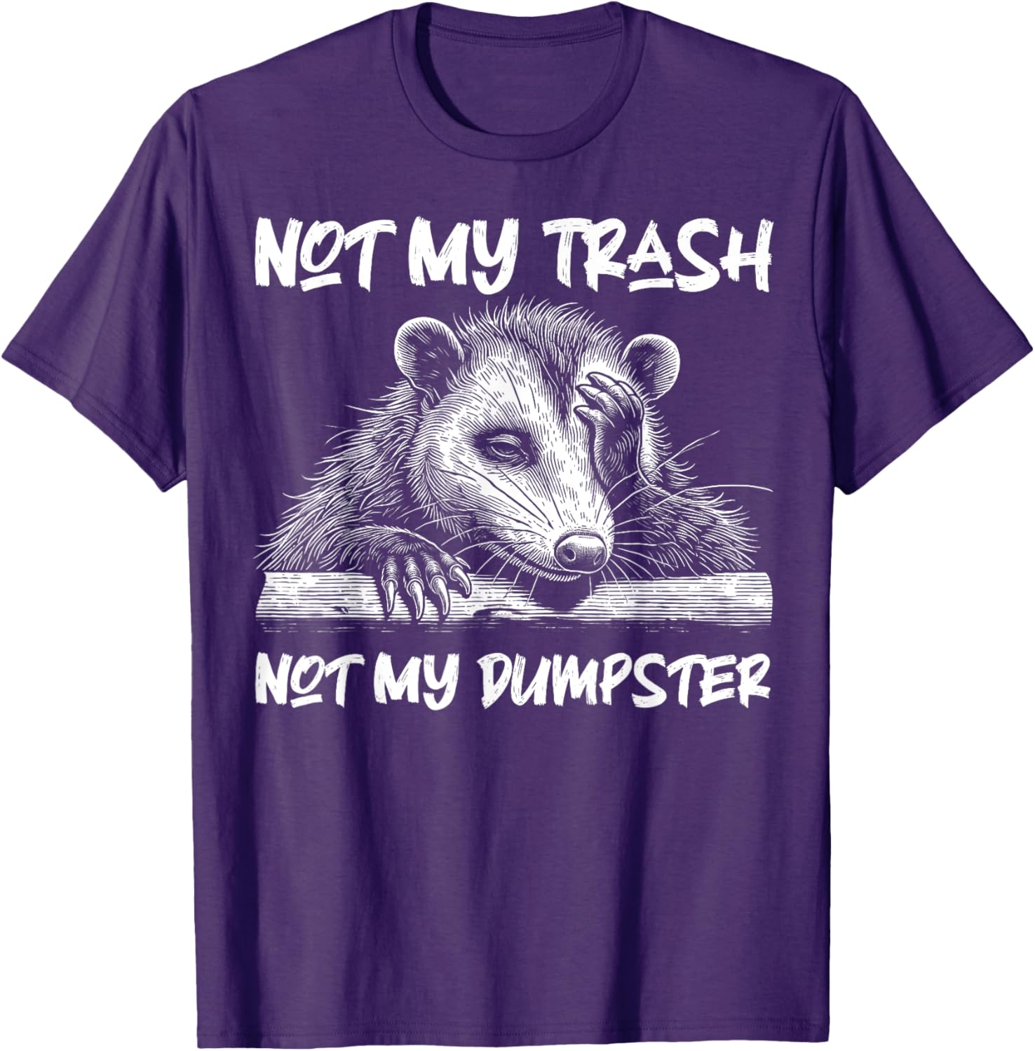 Funny Cute Baby Opossum T-Shirt for Animal Lovers and Opossum Fans - 5