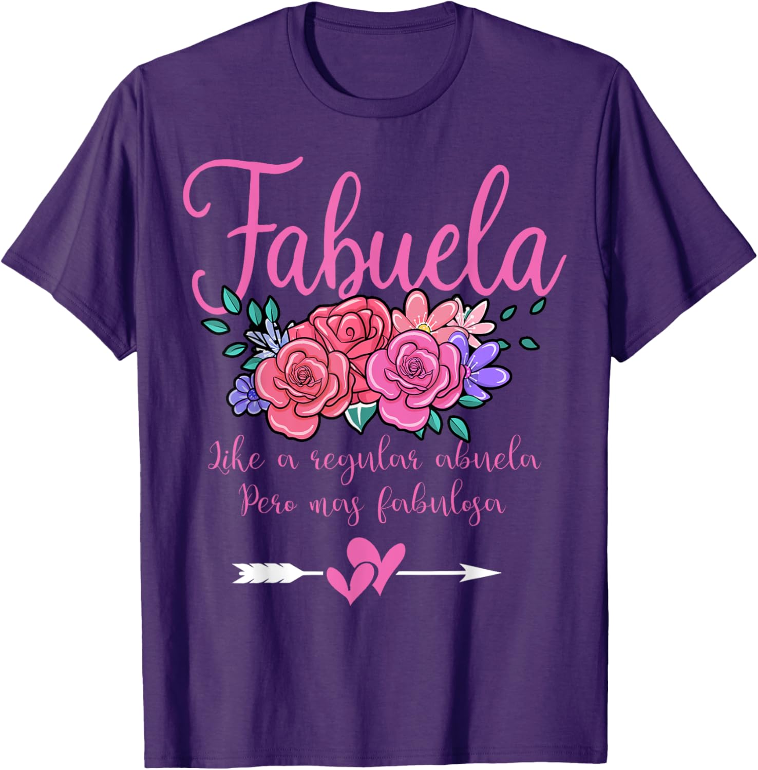 Fabuela Abuela Funny Spanish Grandma Definition T-Shirt for Family Fun - 25