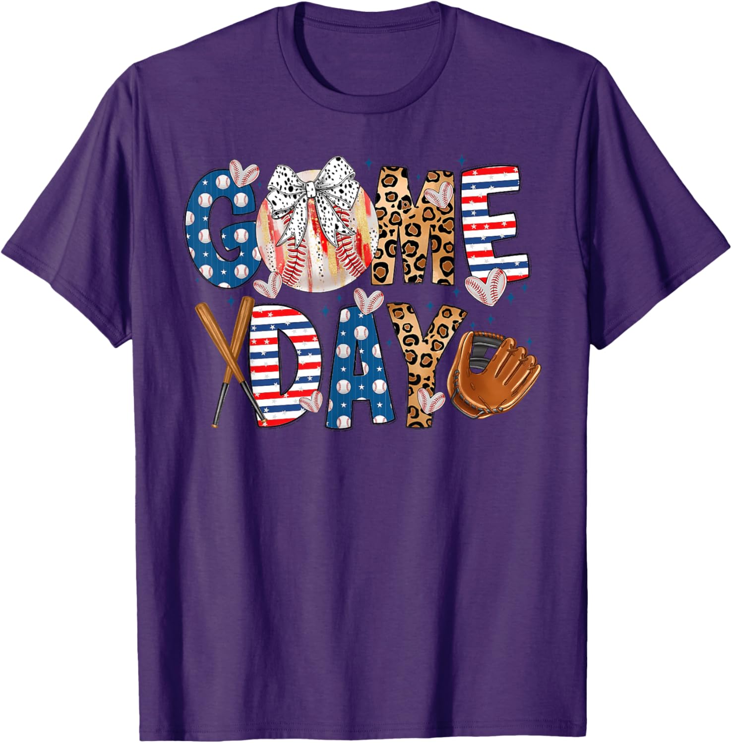 Funny Coquette Bow Baseball Mom T-Shirt for Game Day Enthusiasts - 1