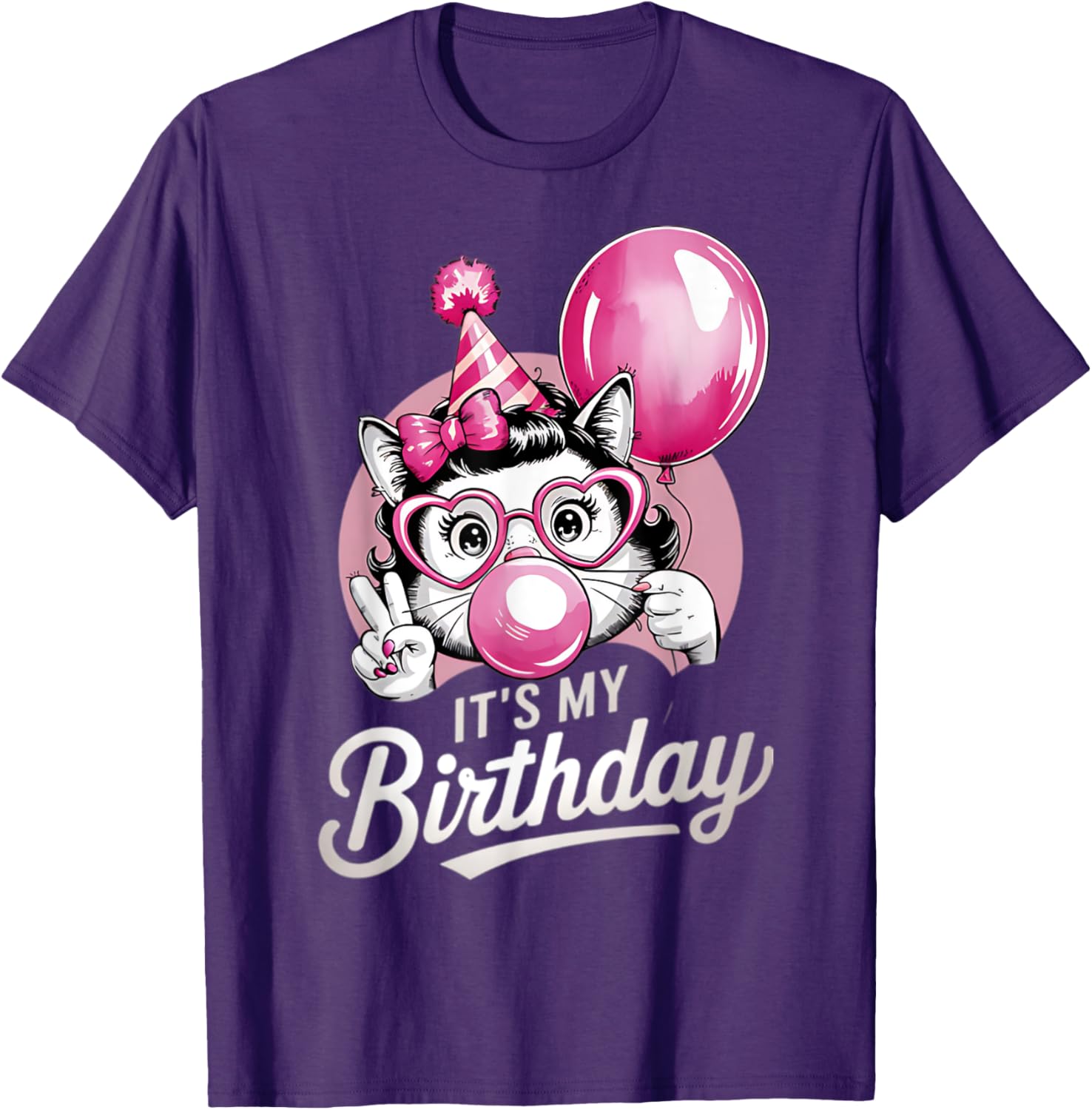 Cute Retro Monkey Birthday T-Shirt for Girls - Perfect Party Outfit! - 14