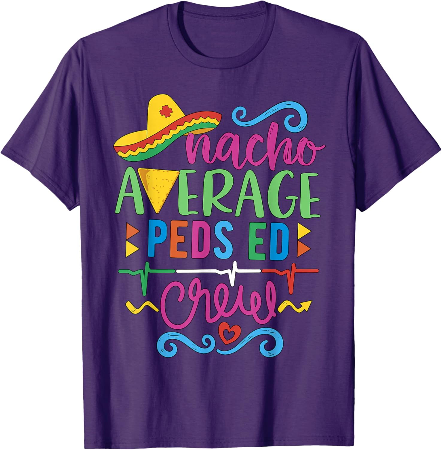 Emergency Nurse Techs Peds ED Crew T-Shirt for Pediatric Healthcare Heroes - 20