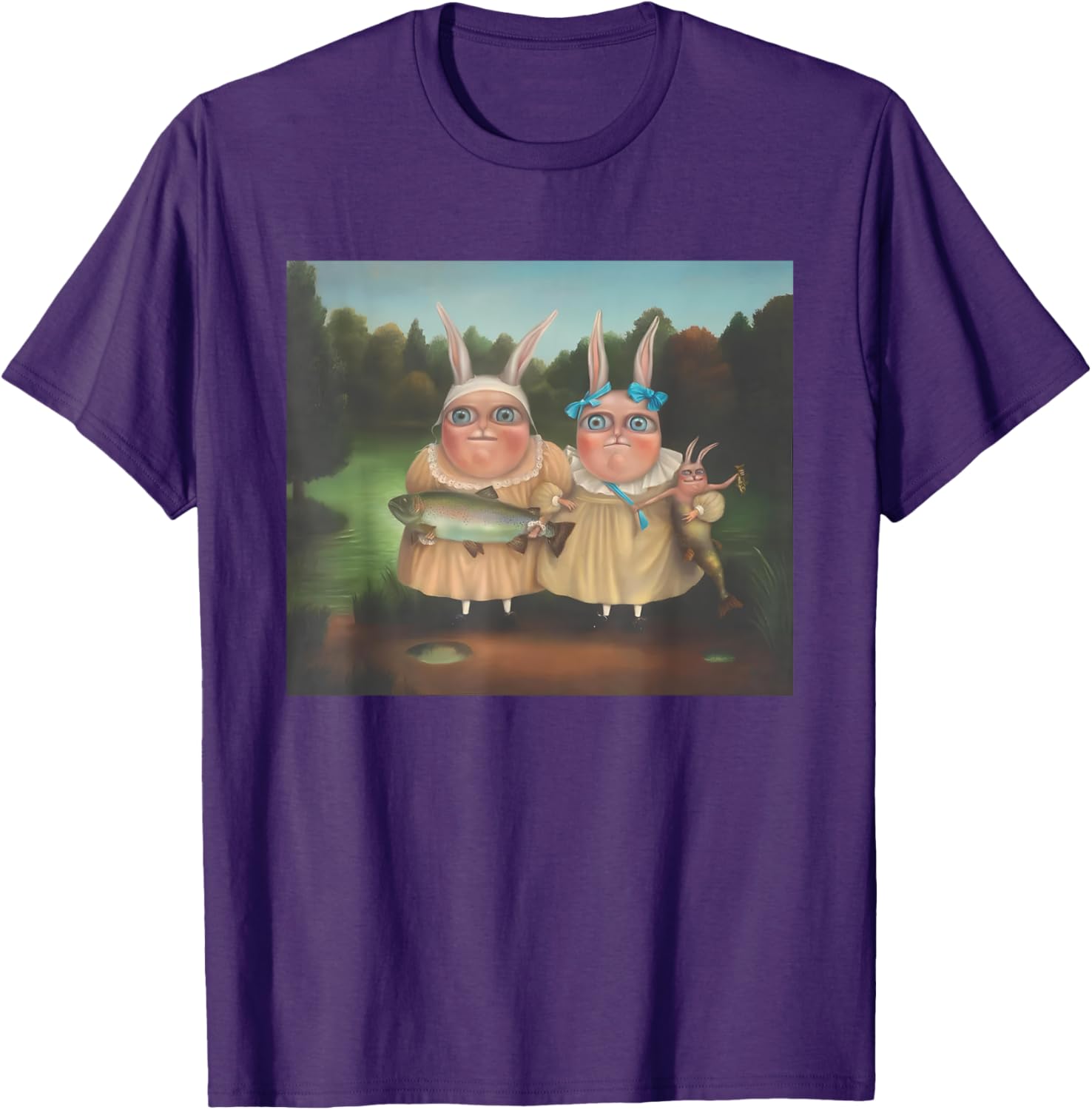 Cute Easter Bunny T-Shirt for Rabbit Lovers by Irena Aizen - 27