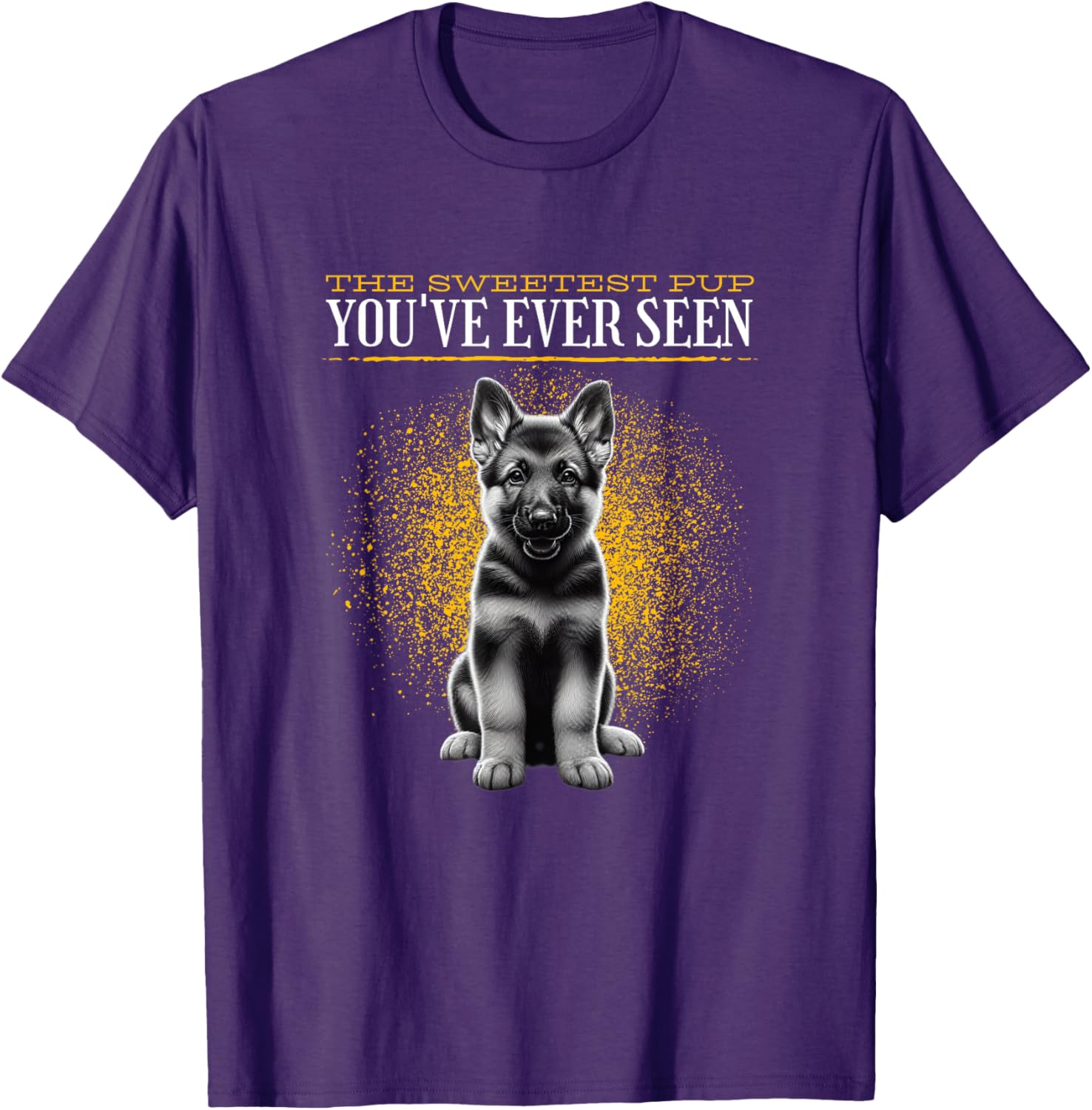 Cute German Shepherd Puppy T-Shirt for Dog Lovers and Pet Owners - 13