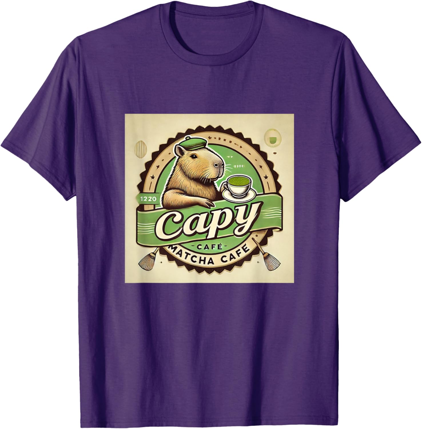 Capybara Cafe Coffee and Tea Lover T-Shirt for Animal Enthusiasts - 3