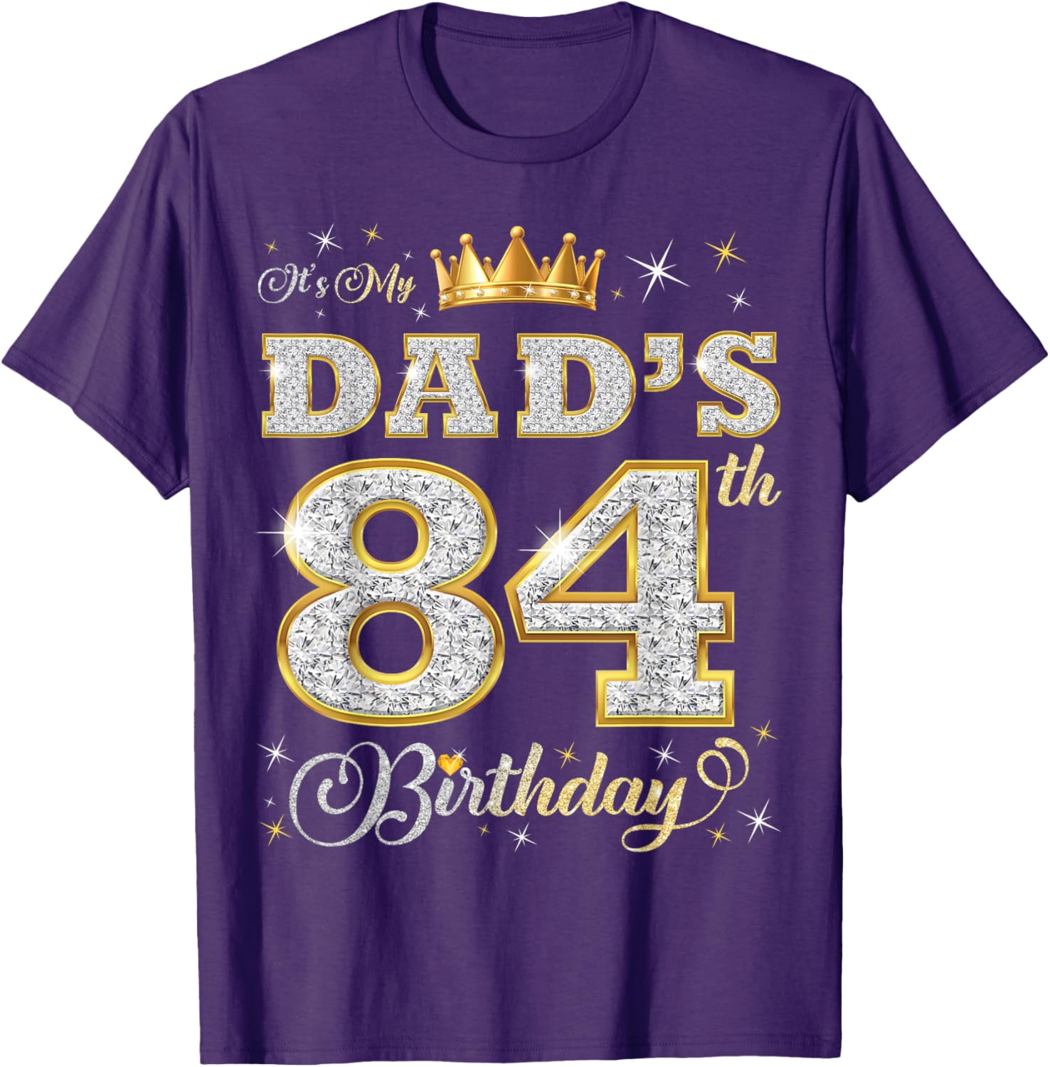 Dad's 84th Birthday T-Shirt Celebrating 84 Years of Love and Life - 8