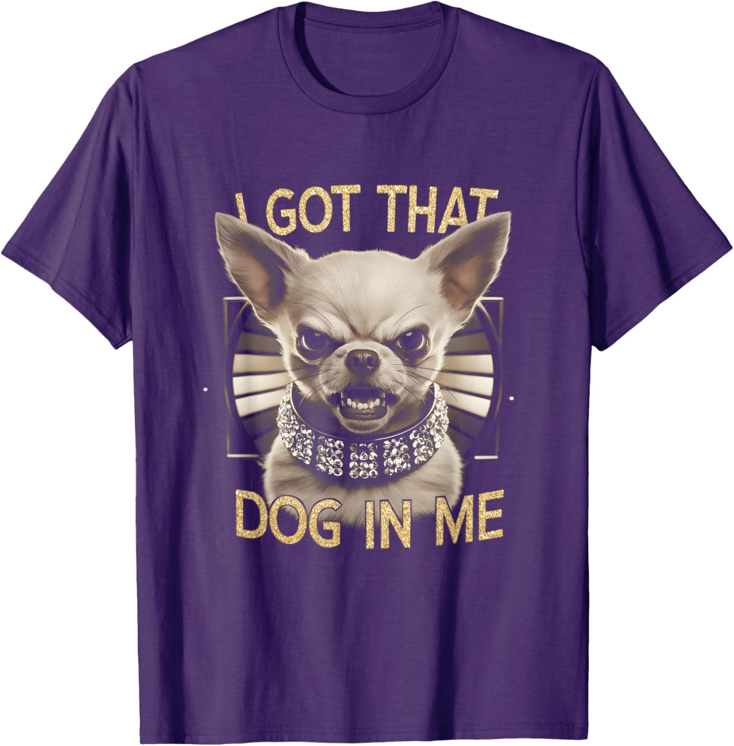 Funny Chihuahua T-Shirt with Angry Face for Dog Lovers Gift - 10