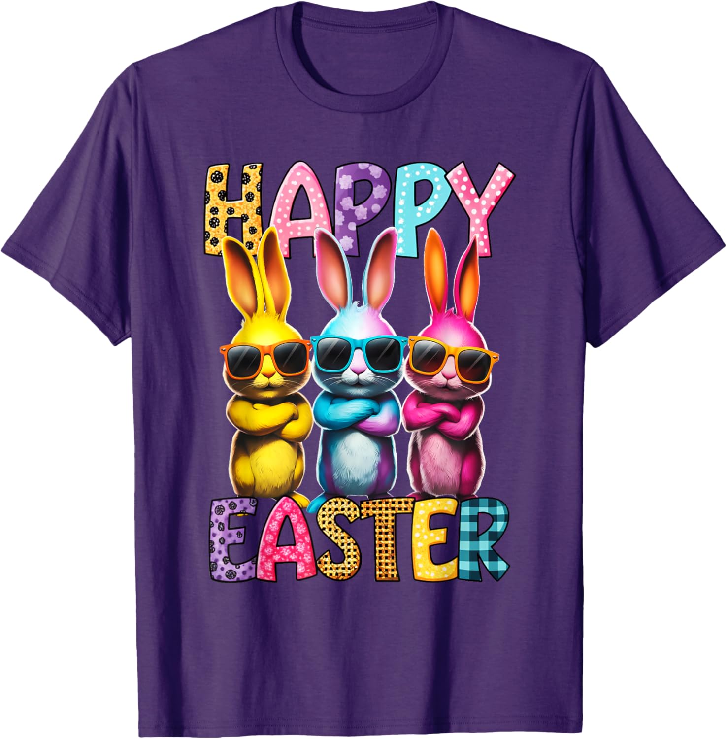 Funny Easter Bunny T-Shirt for Kids and Adults - Happy Easter Tees - 29
