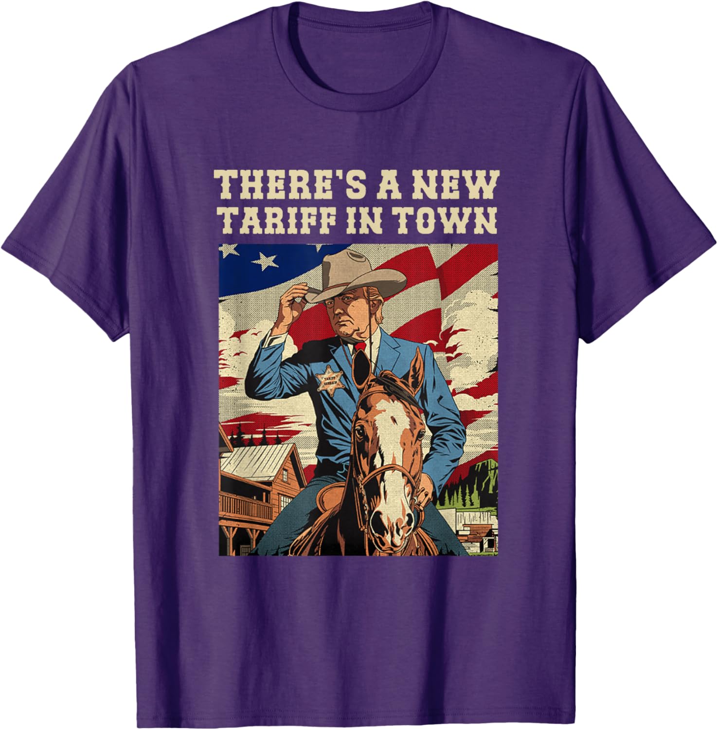 Cool There's A New Tariff In Town T-Shirt for Fun Casual Wear - 2