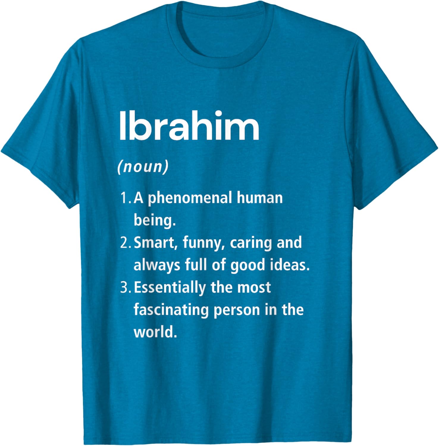 Funny Ibrahim Name Definition T-Shirt for Unique Style & Humor - 15