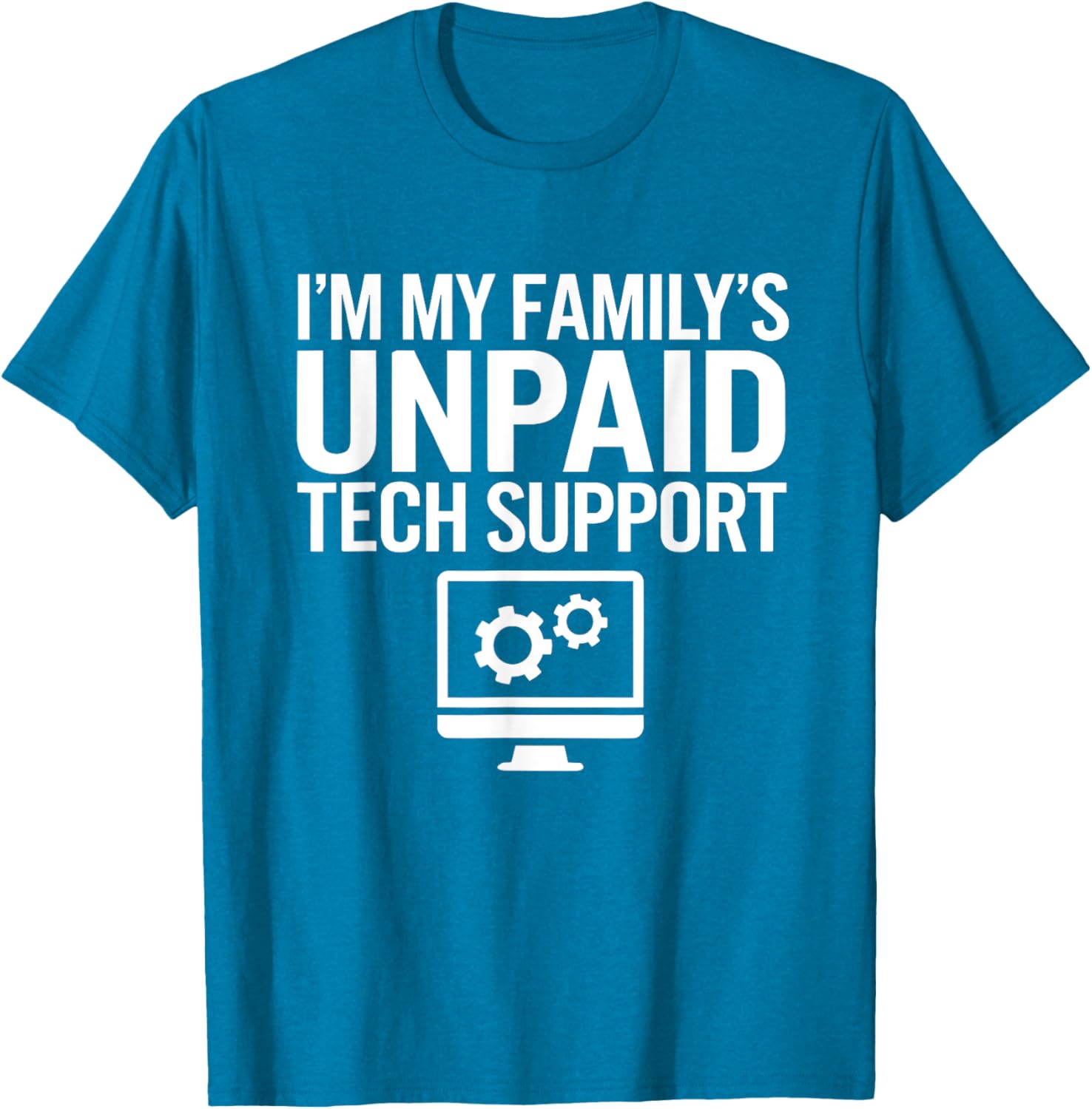 Funny Unpaid Tech Support T-Shirt for Computer Engineers Family Gift - 17