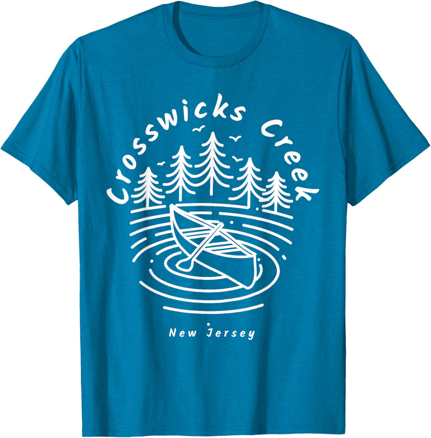 Crosswicks Creek New Jersey T-Shirt Perfect for Locals and Visitors - 16