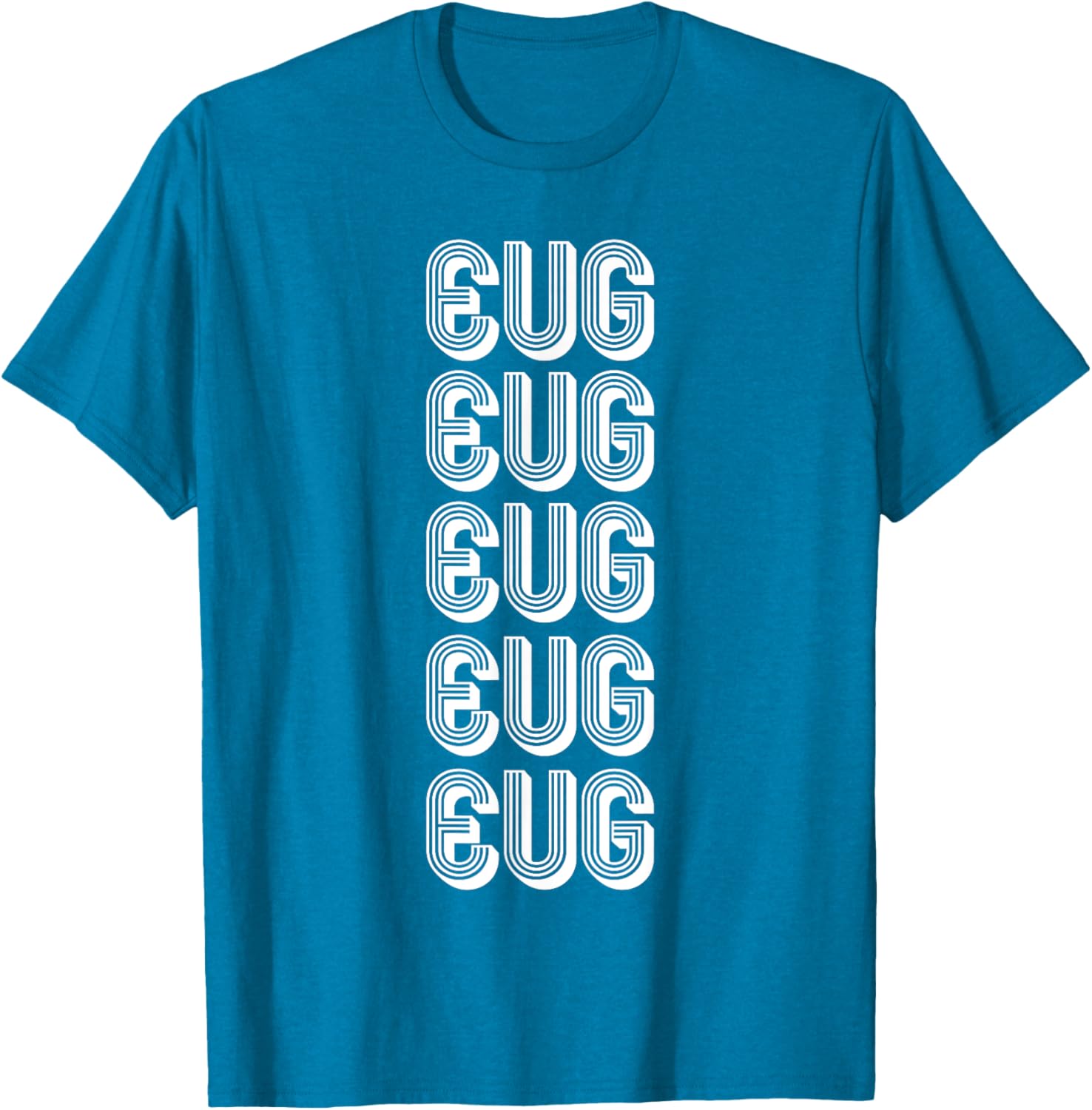 EUG Eugene Airport Travel T-Shirt for Comfortable Travel Style - 9